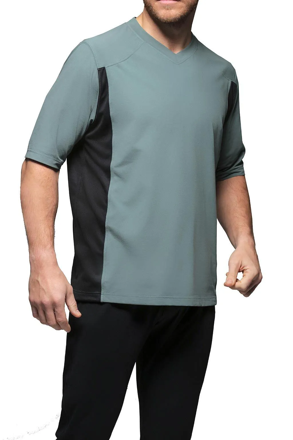 Men's High V-Neck T-Shirt sold by Heat Holders product image thumbnail 2