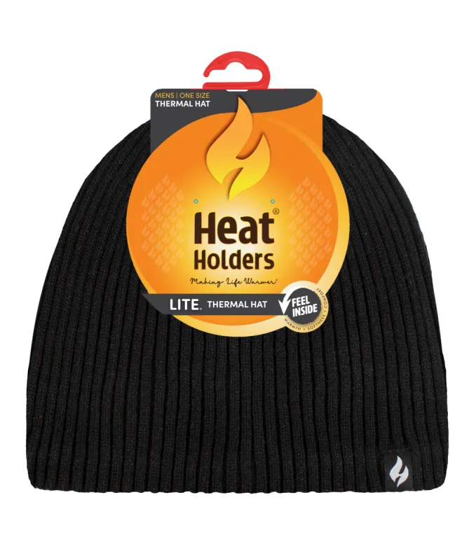 Men's LITE Dean Rib Knit Hat sold by Heat Holders