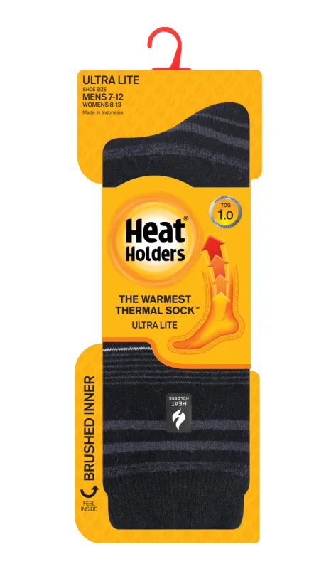 Men's George ULTRA LITE™ Stripe Crew Socks sold by Heat Holders