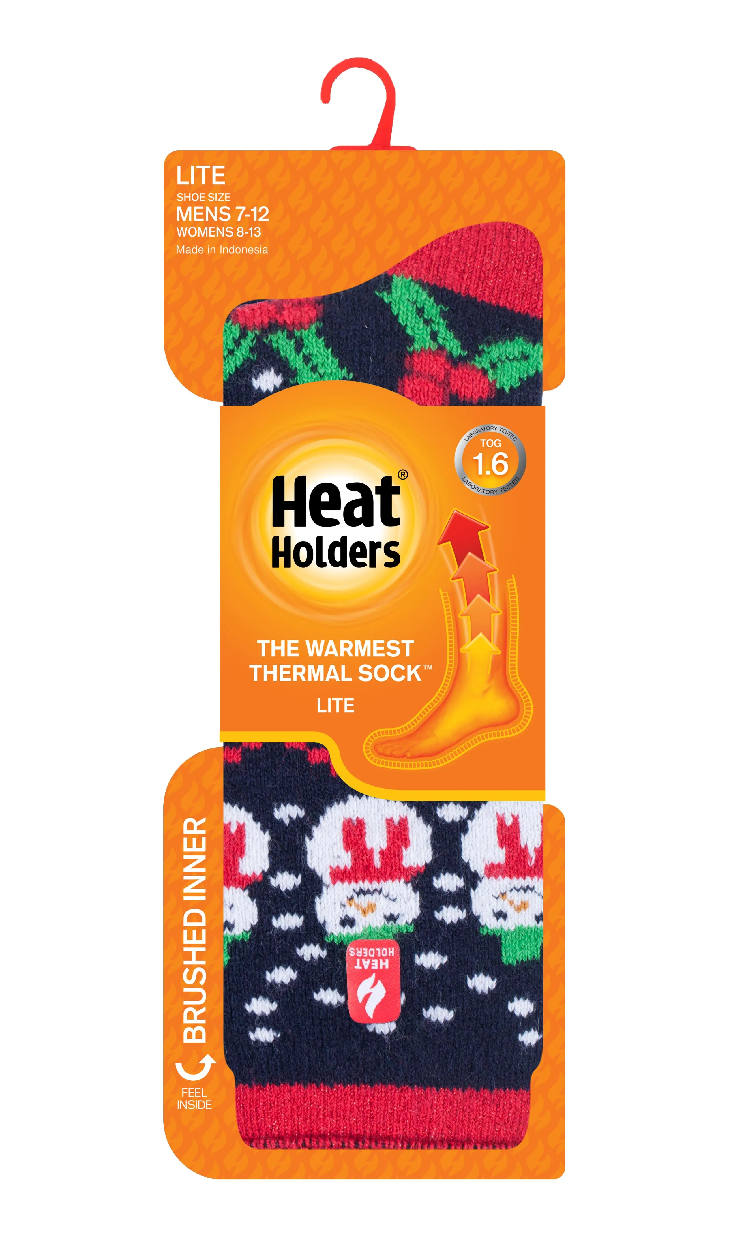 Men's LITE™ Clark Festive Crew Sock sold by Heat Holders