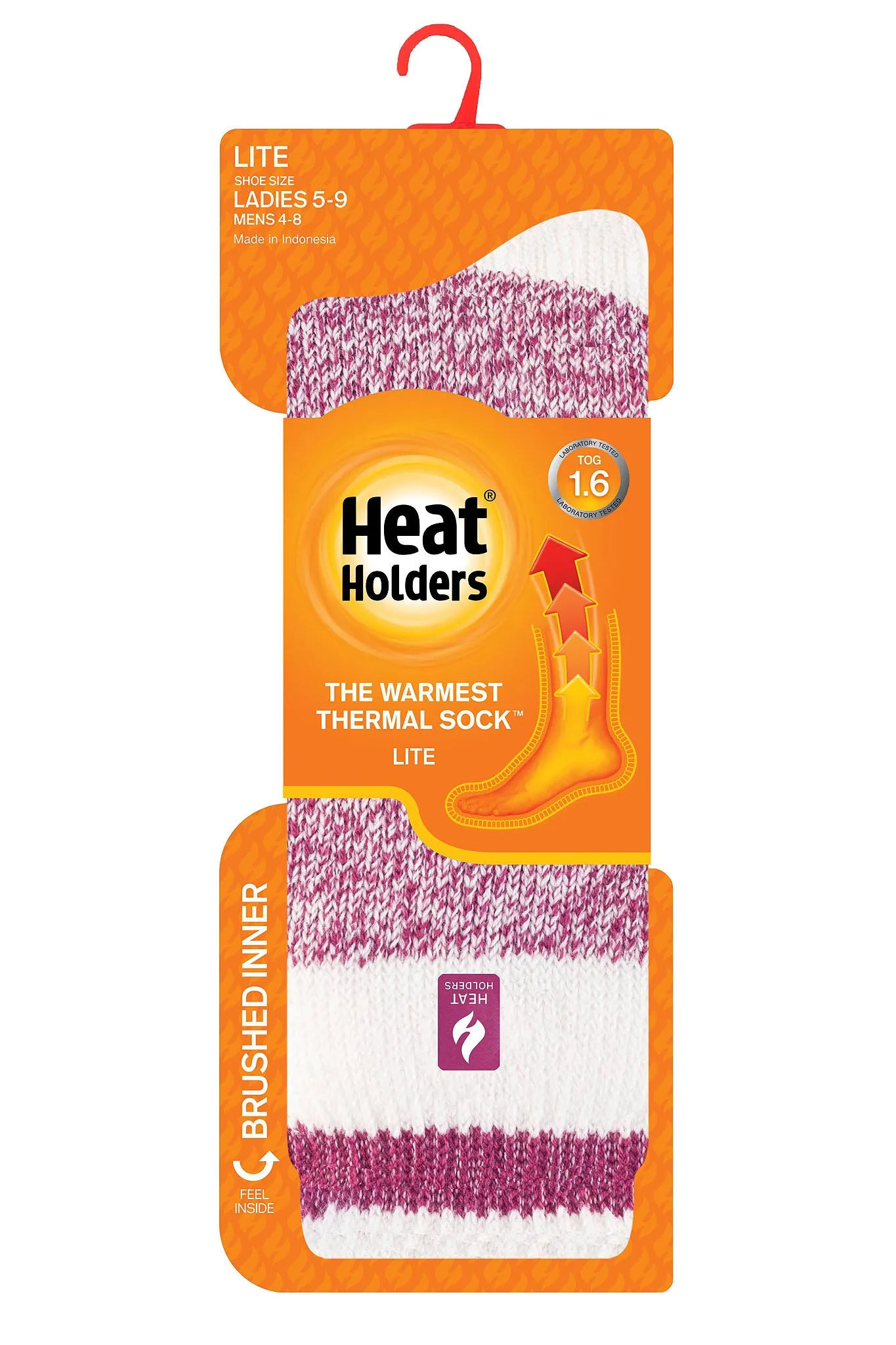 Women's Cream Block Twist LITE™ Socks sold by Heat Holders