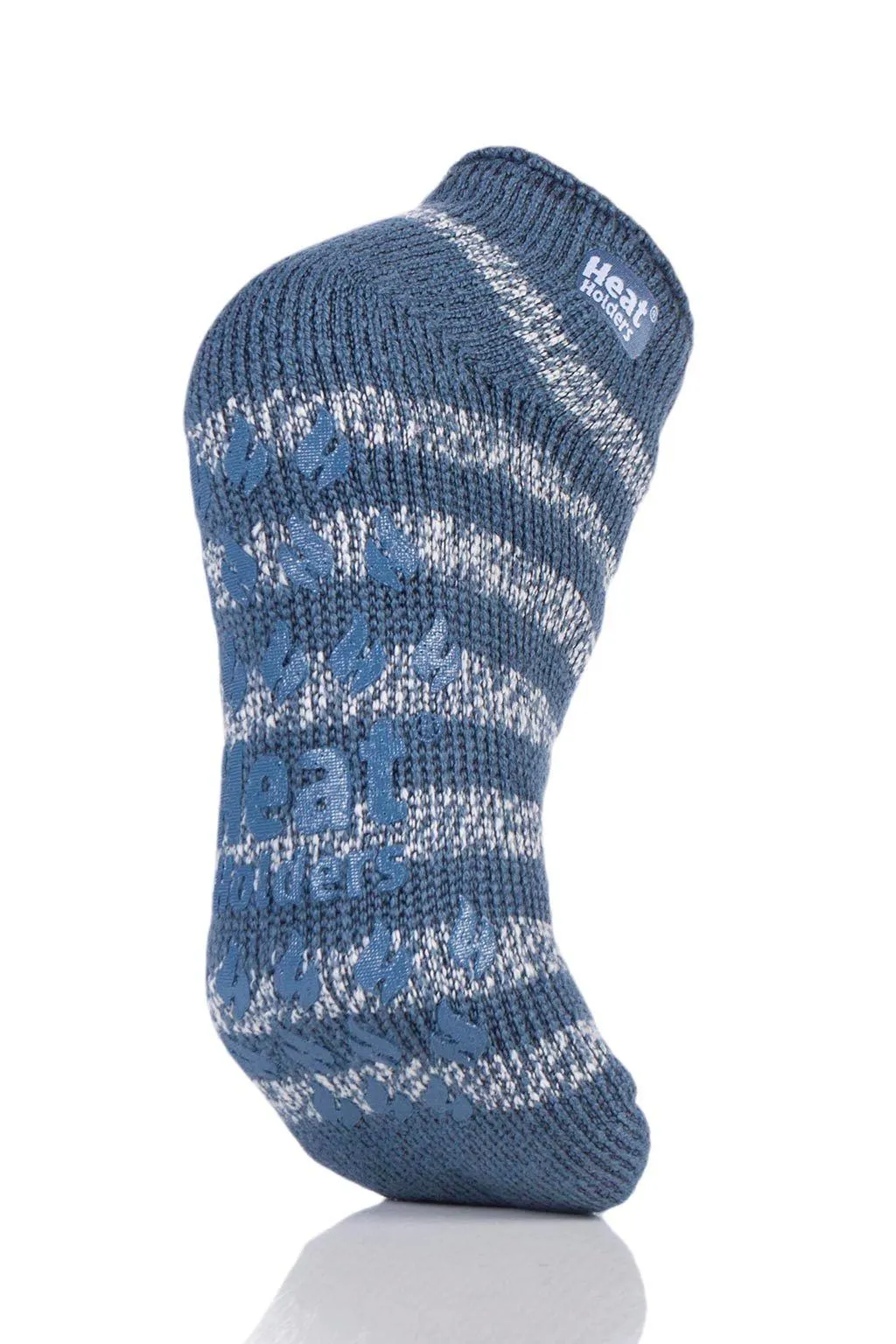 Women's Twist Stripe Ankle Slipper Socks sold by Heat Holders product image thumbnail 3