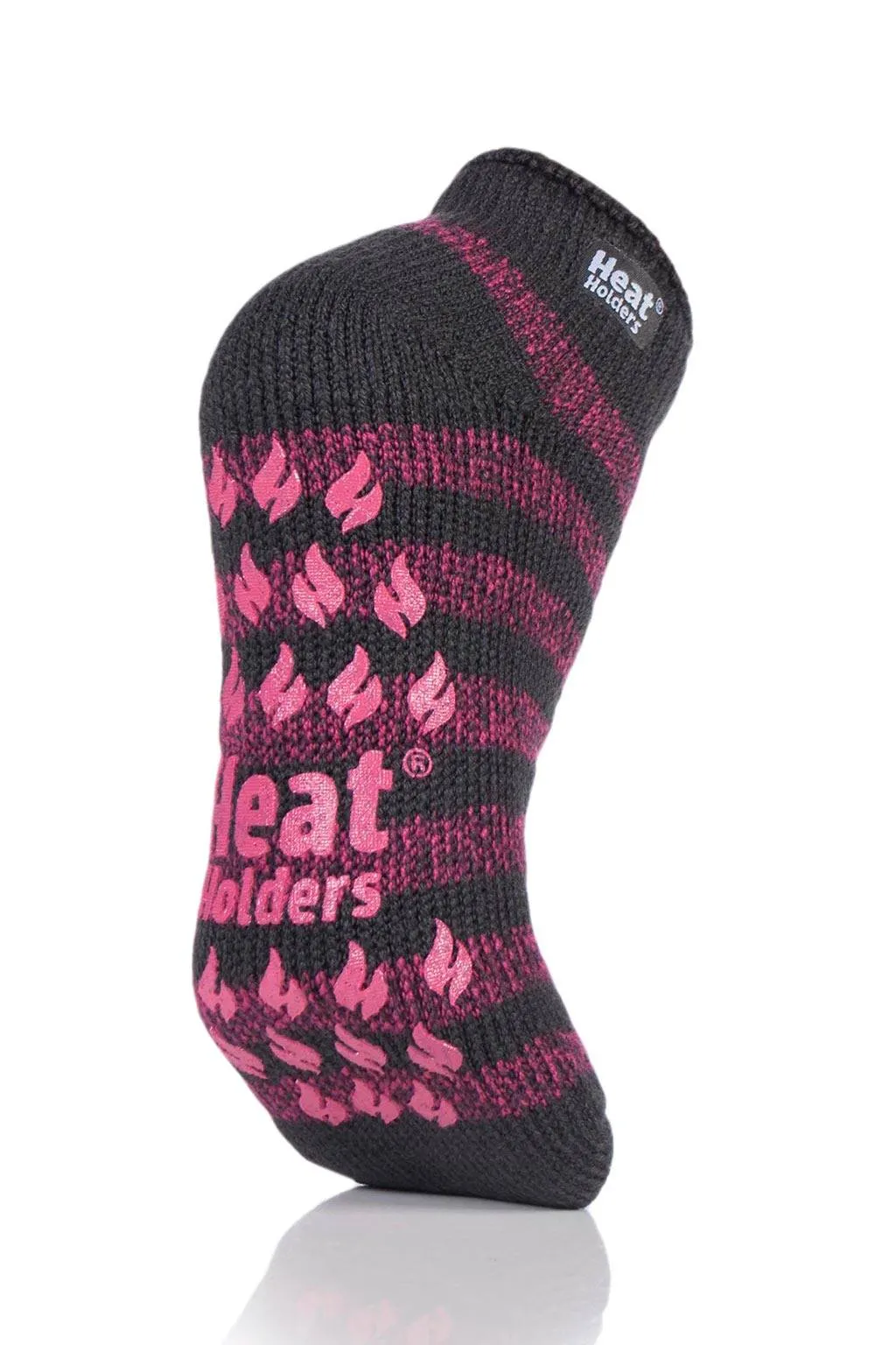 Women's Twist Stripe Ankle Slipper Socks sold by Heat Holders product image thumbnail 4