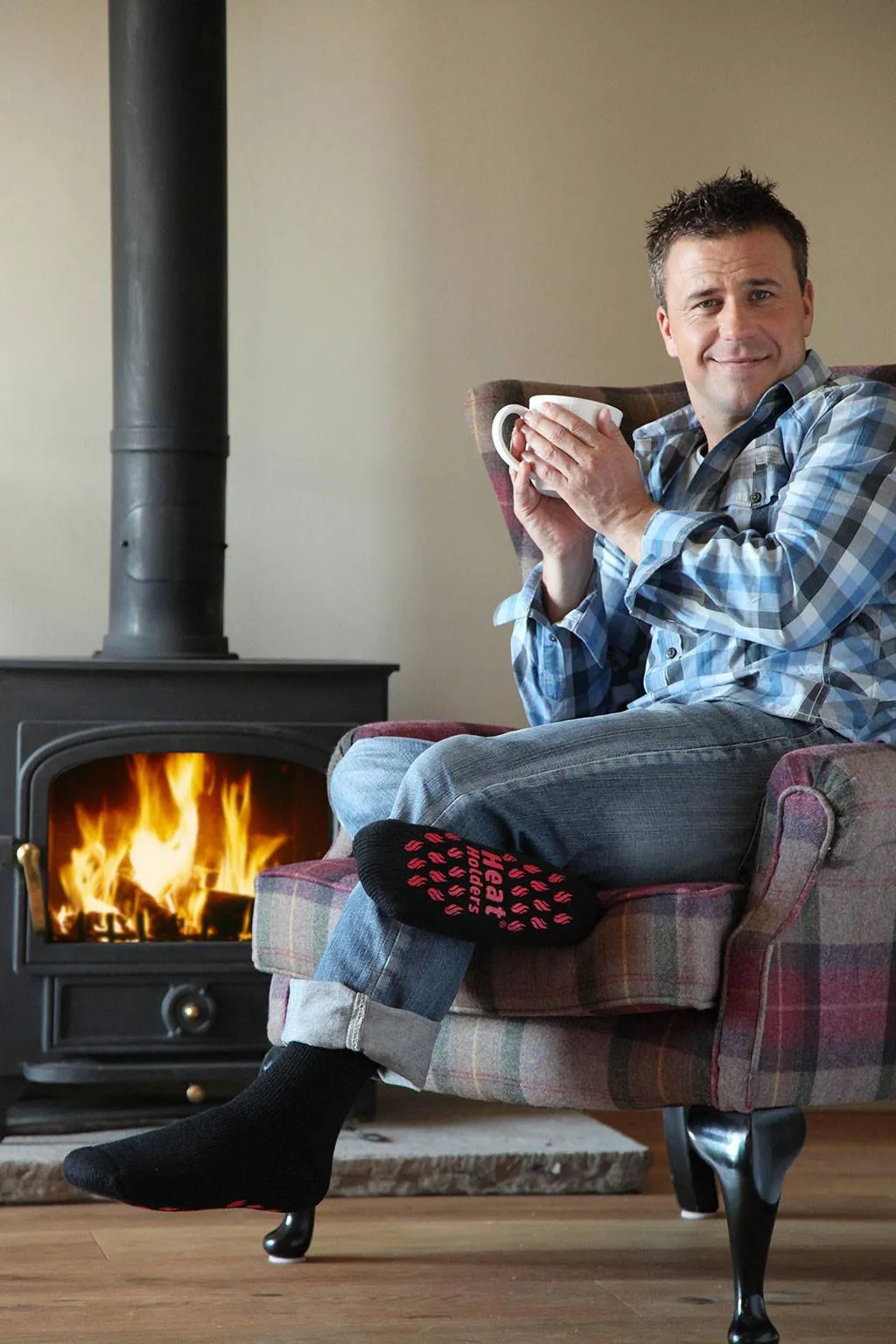 Men's Big/Tall Slipper Socks sold by Heat Holders product image thumbnail 5