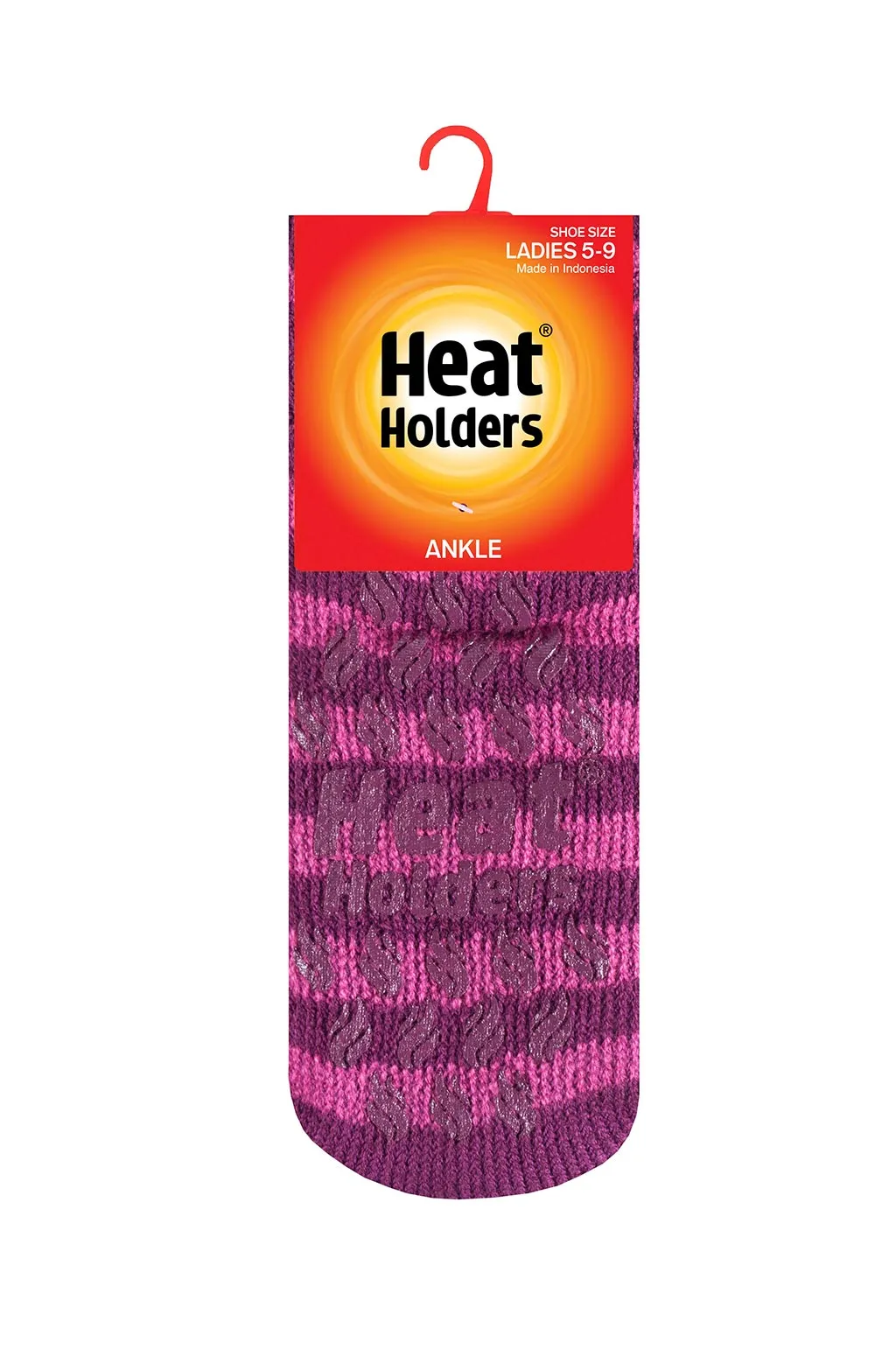 Women's Stripe Ankle Slipper Socks sold by Heat Holders