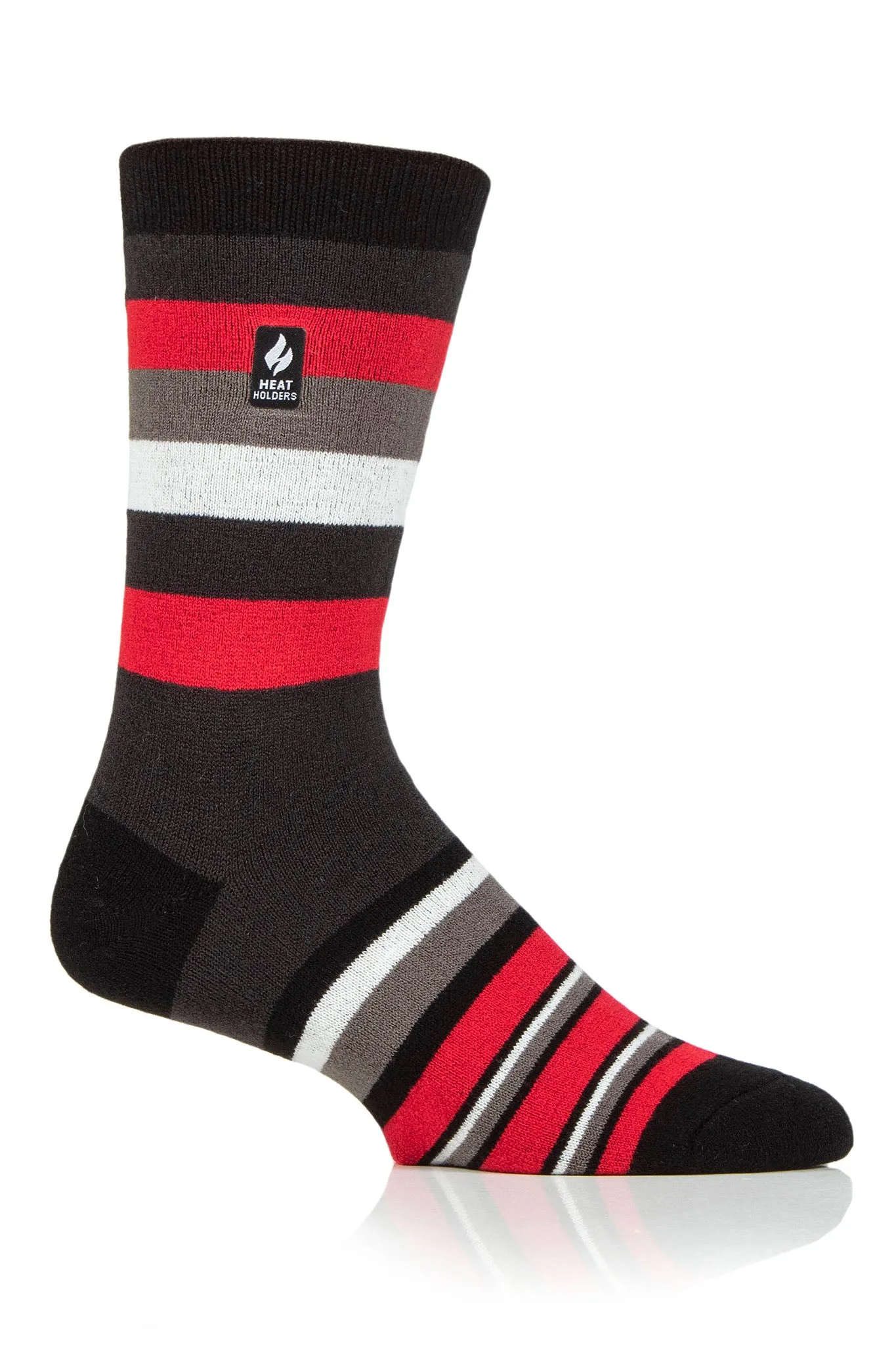Men's Phillip ULTRA LITE™ Multi Stripe Crew Socks sold by Heat Holders product image thumbnail 2