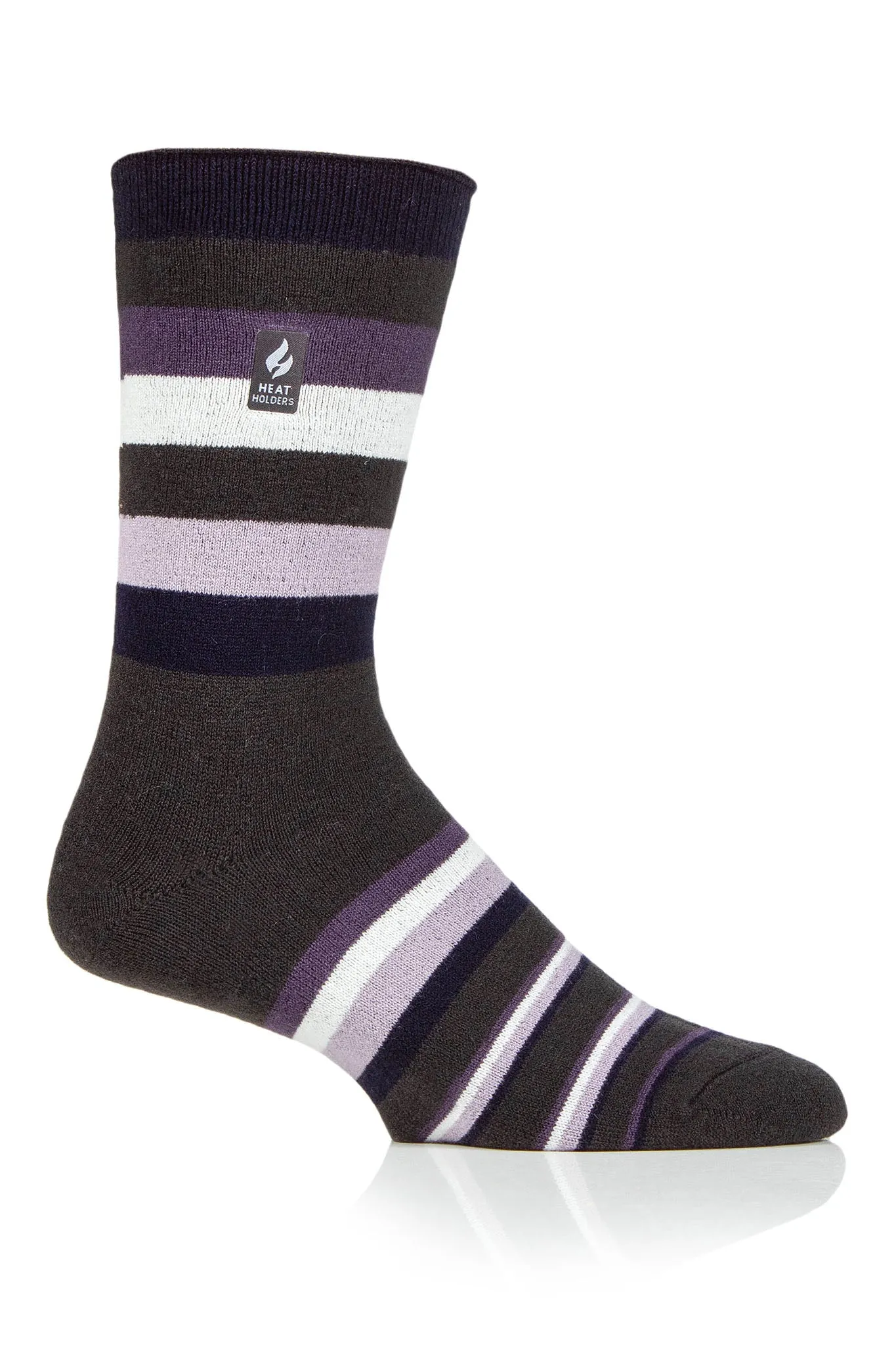 Men's Phillip ULTRA LITE™ Multi Stripe Crew Socks sold by Heat Holders product image thumbnail 4