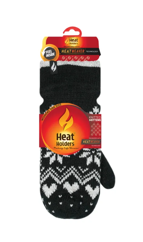 Women's Brussels Geometric Mittens sold by Heat Holders