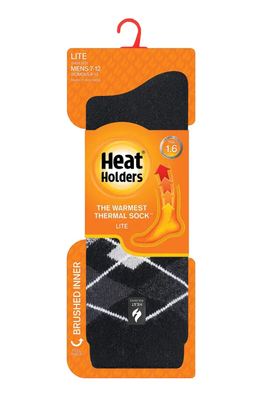 Men's Swift LITE™ Argyle Crew Socks sold by Heat Holders