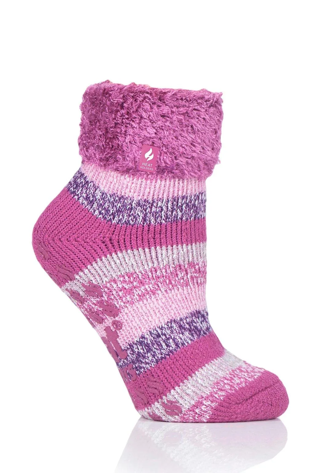 Women's Annabelle Stripe Lounge Socks sold by Heat Holders product image thumbnail 2