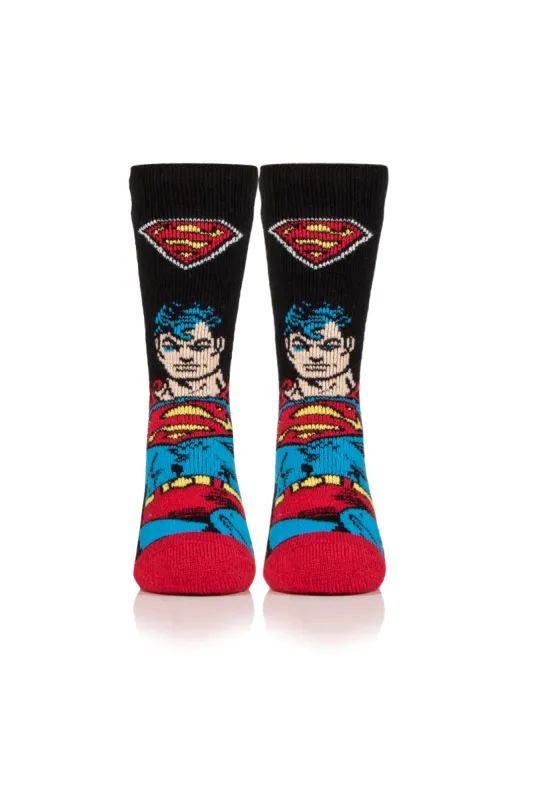 Men's Superman LITE™ Crew Socks made by Heat Holders