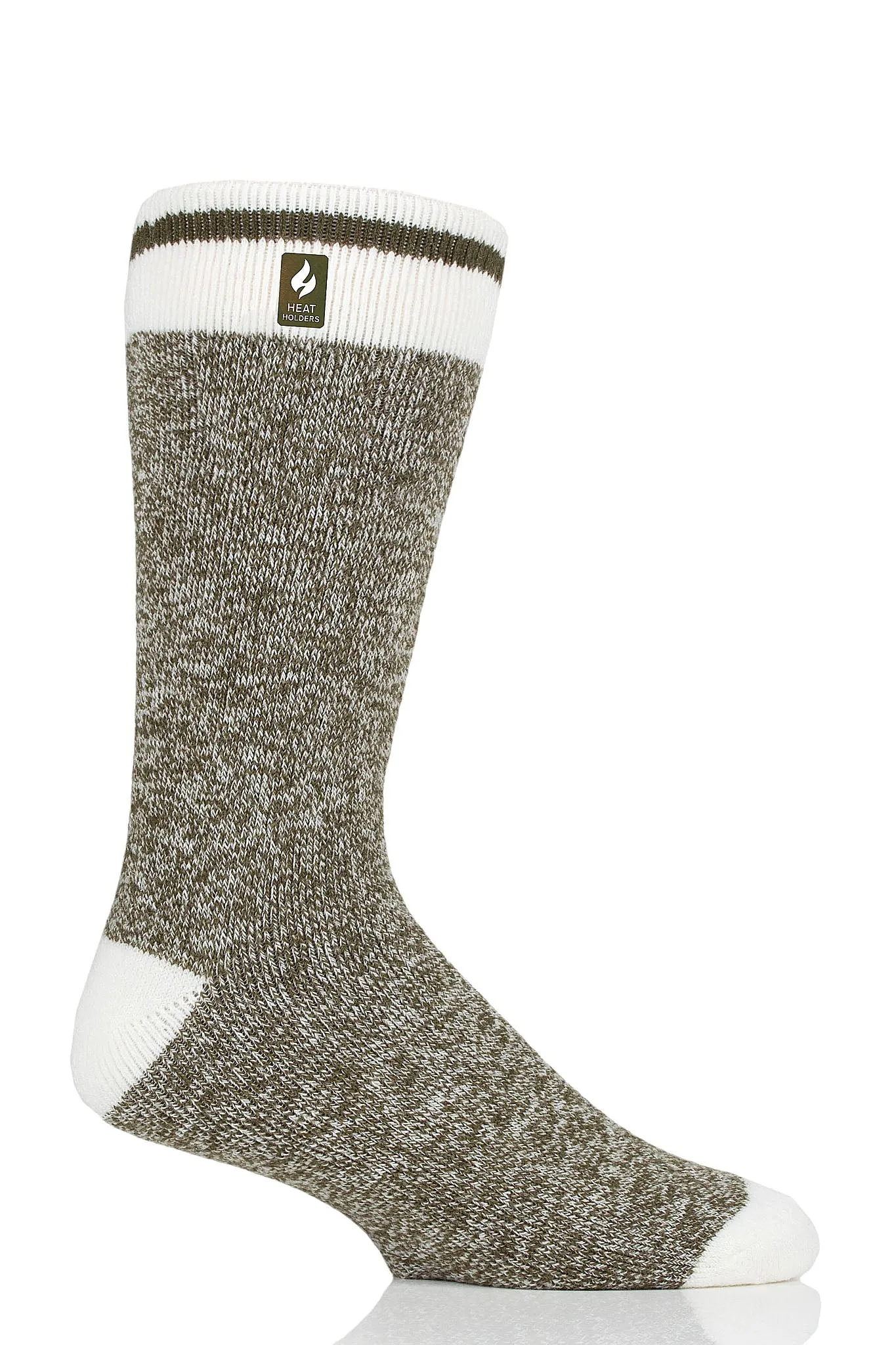 Men's Bunting LITE™ Cream Block Twist Crew Sock sold by Heat Holders product image thumbnail 4