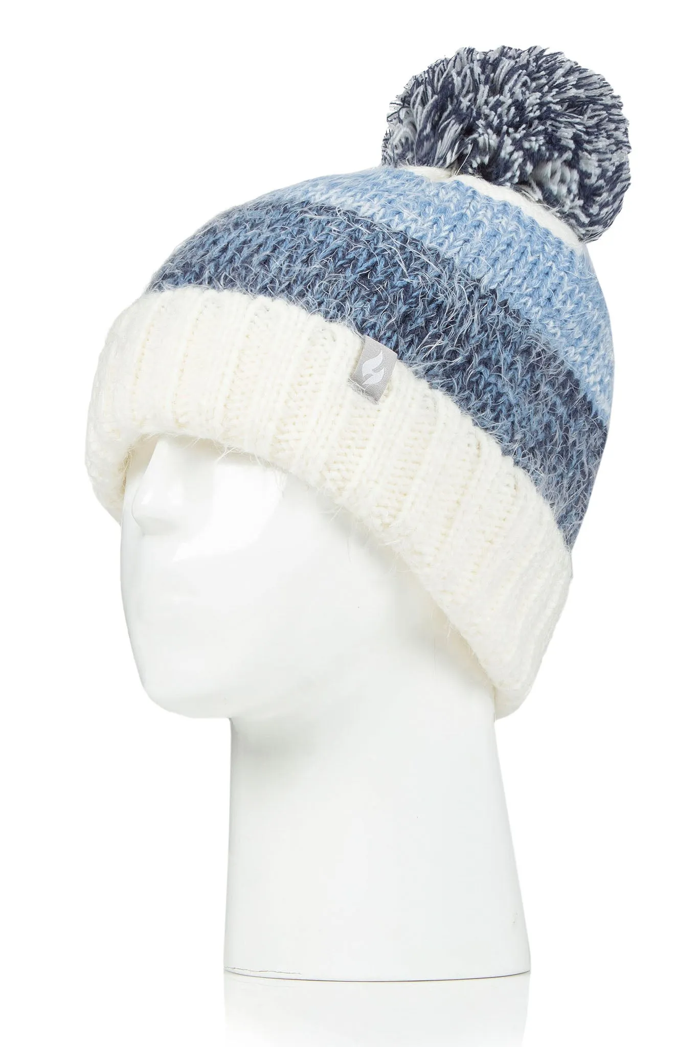 Women's Sloane Feather Knit Roll Up Hat sold by Heat Holders product image thumbnail 4