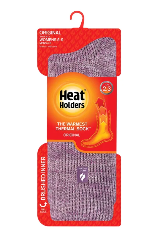 Women's Wendy ORIGINAL™ Four-Color Twist Crew Socks sold by Heat Holders