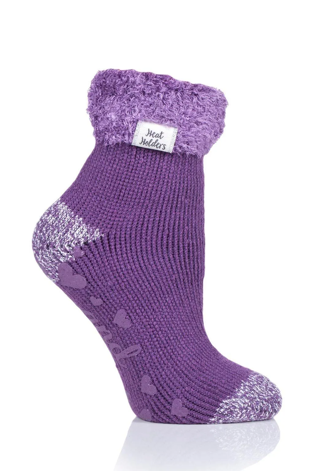 Women's Feather Cuff Lounge Socks sold by Heat Holders product image thumbnail 2