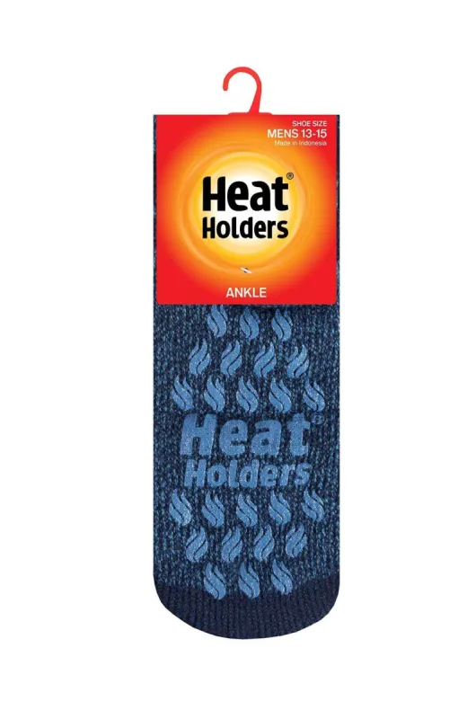Men's Big/Tall Twist Ankle Slipper Socks sold by Heat Holders