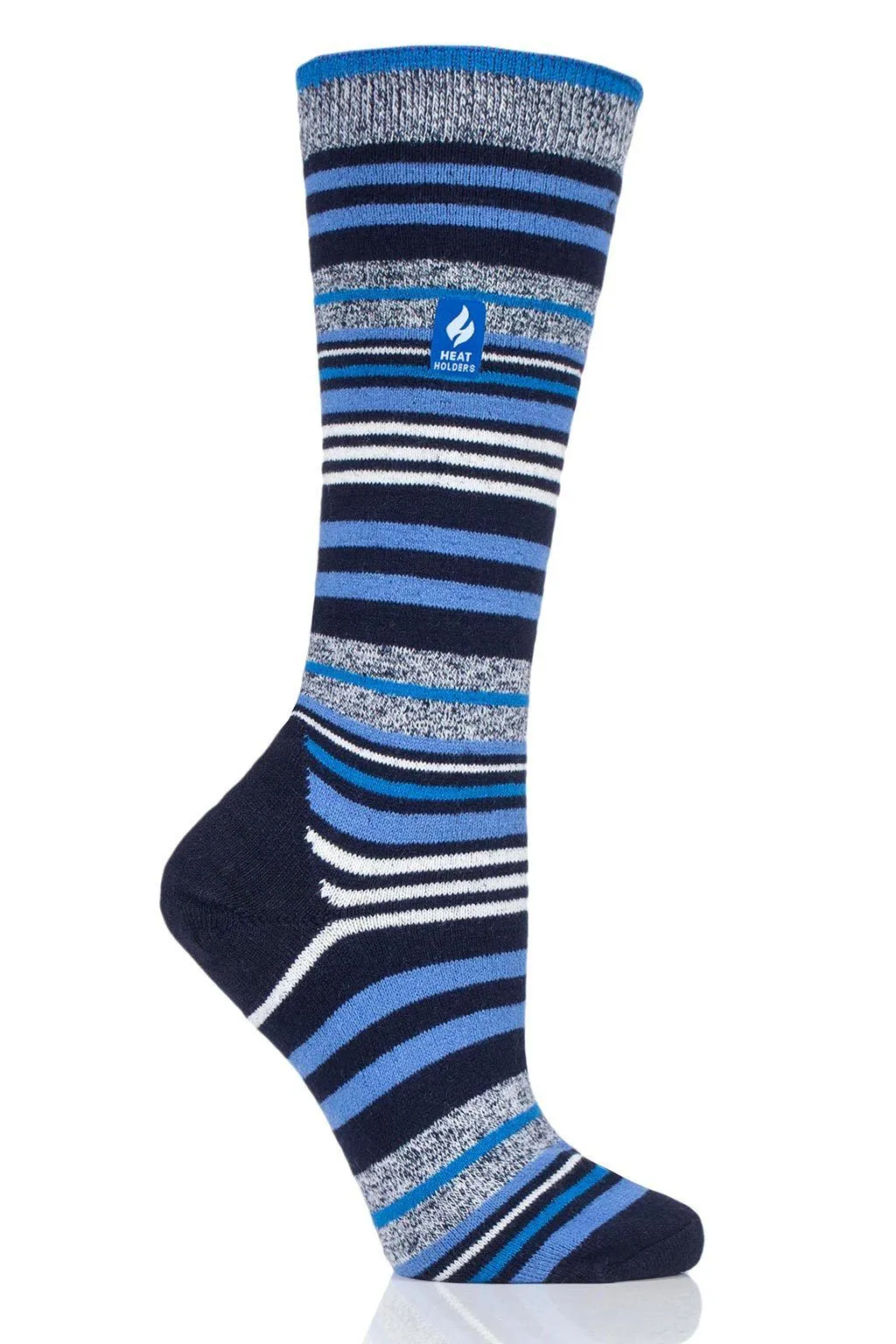 Women's Long Stripe ULTRA LITE™ Snow Sports Socks sold by Heat Holders product image thumbnail 2