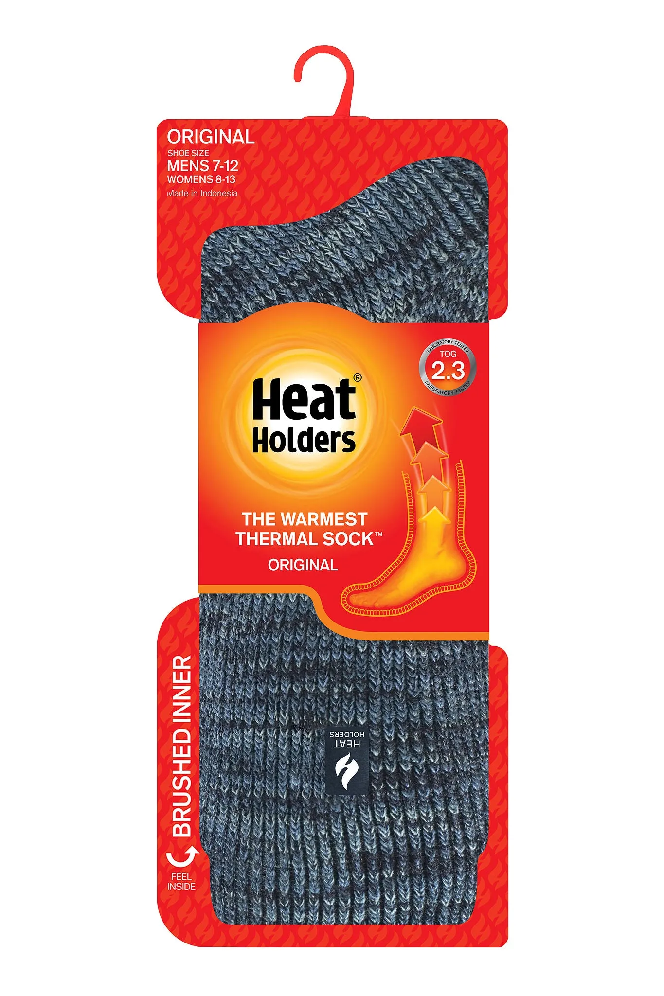 Men's Jacob ORIGINAL™ Four-Color Twist Crew Socks sold by Heat Holders