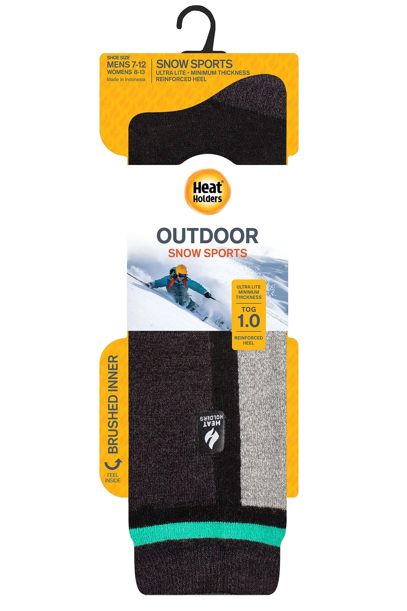 Men's Glacier ULTRA LITE™ Snowsports Long Socks sold by Heat Holders