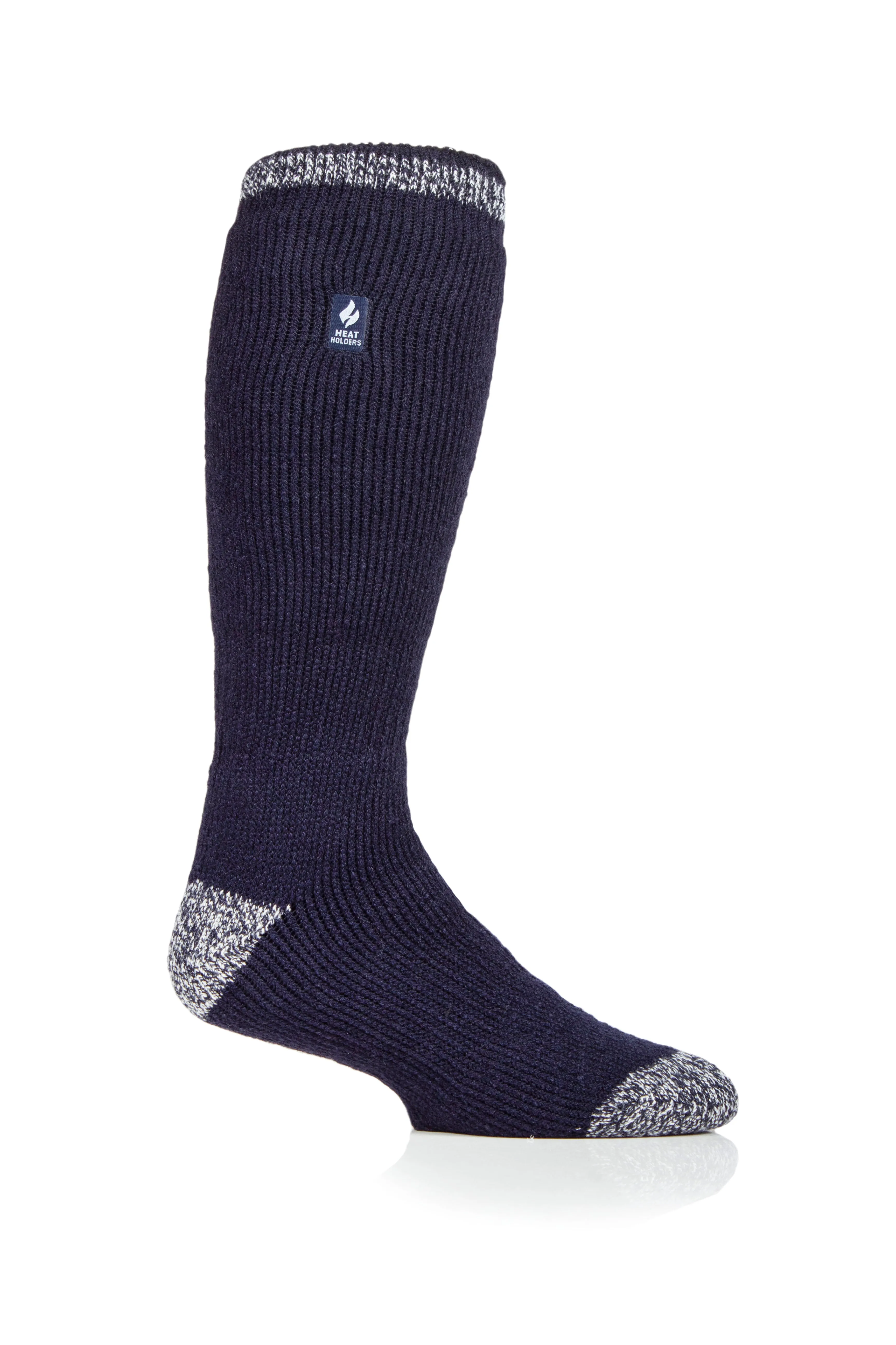 Men's Gabriel ORIGINAL™ Solid with Contrast Heel & Toe Long Sock sold by Heat Holders product image thumbnail 2