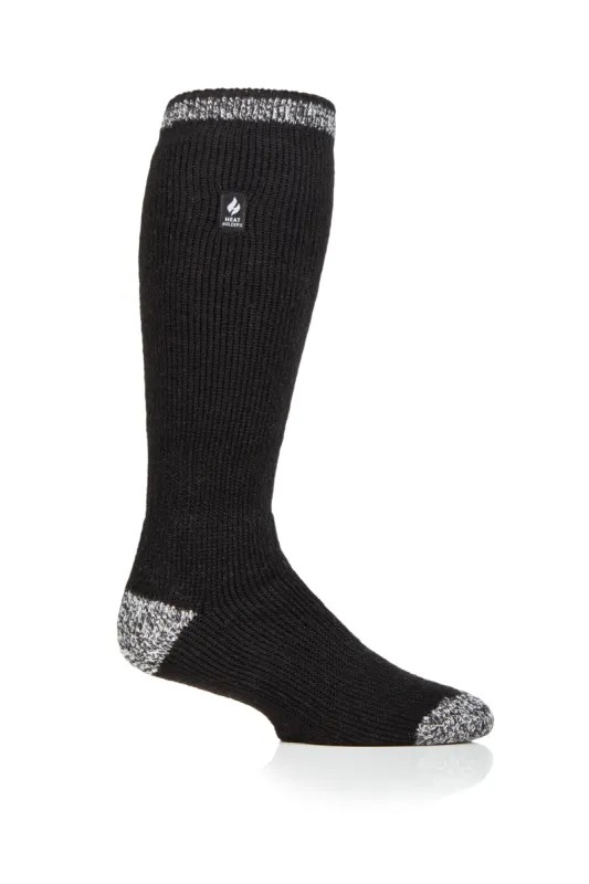 Men's Gabriel ORIGINAL™ Solid with Contrast Heel & Toe Long Sock sold by Heat Holders