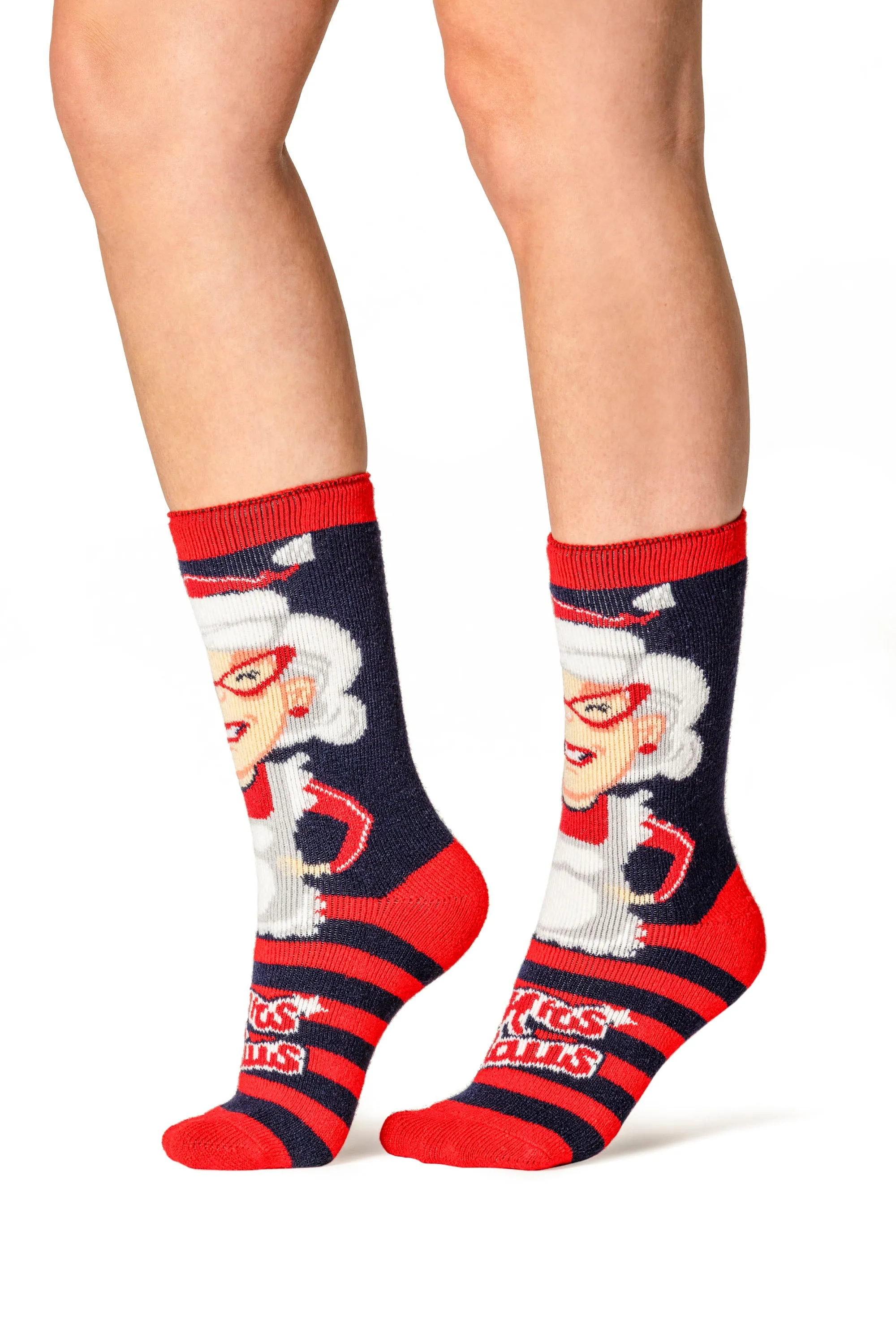 Women's Lite Carol Festive Crew Sock sold by Heat Holders product image thumbnail 5