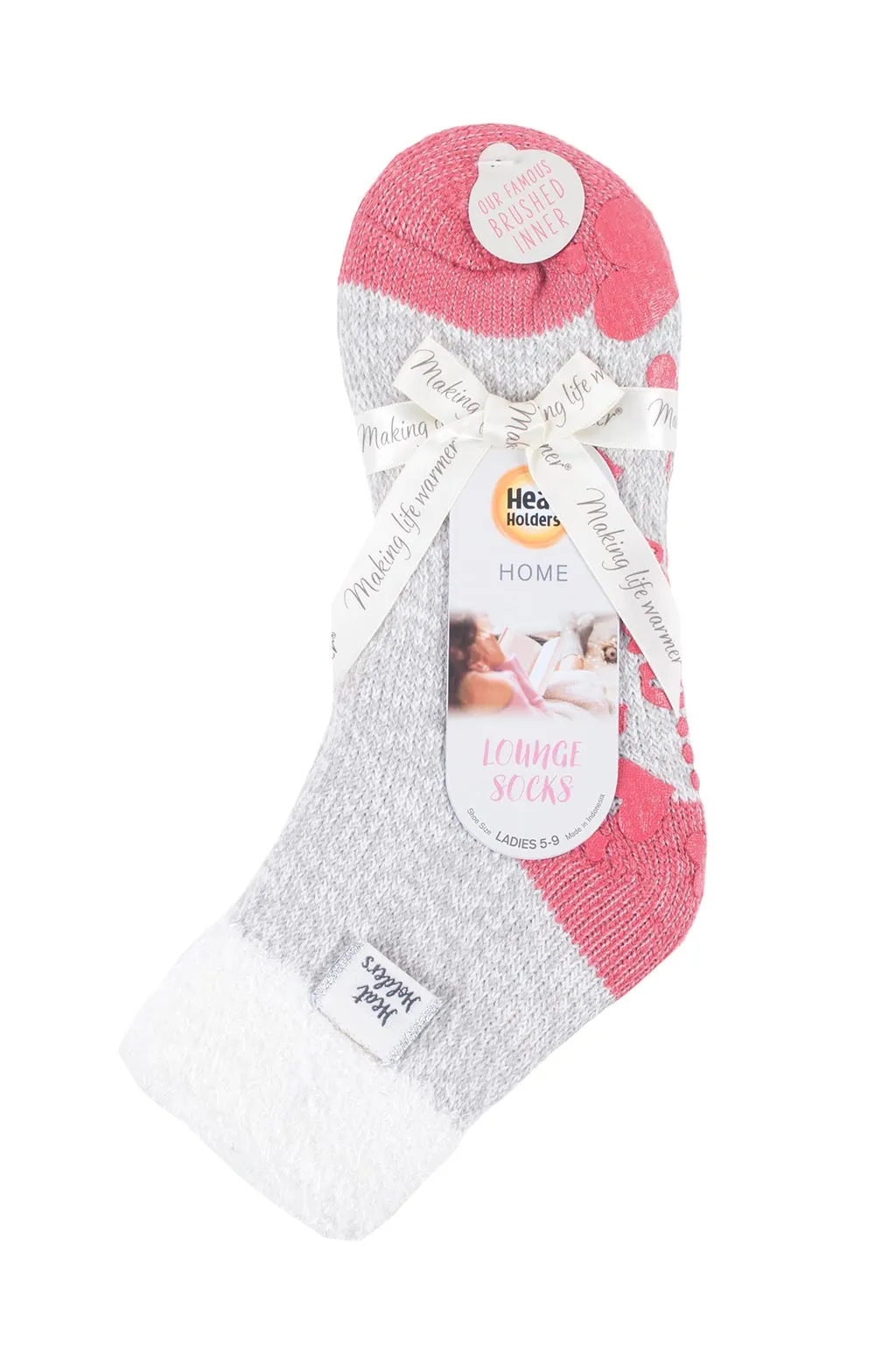 Women's Feather Top Lounge Socks sold by Heat Holders