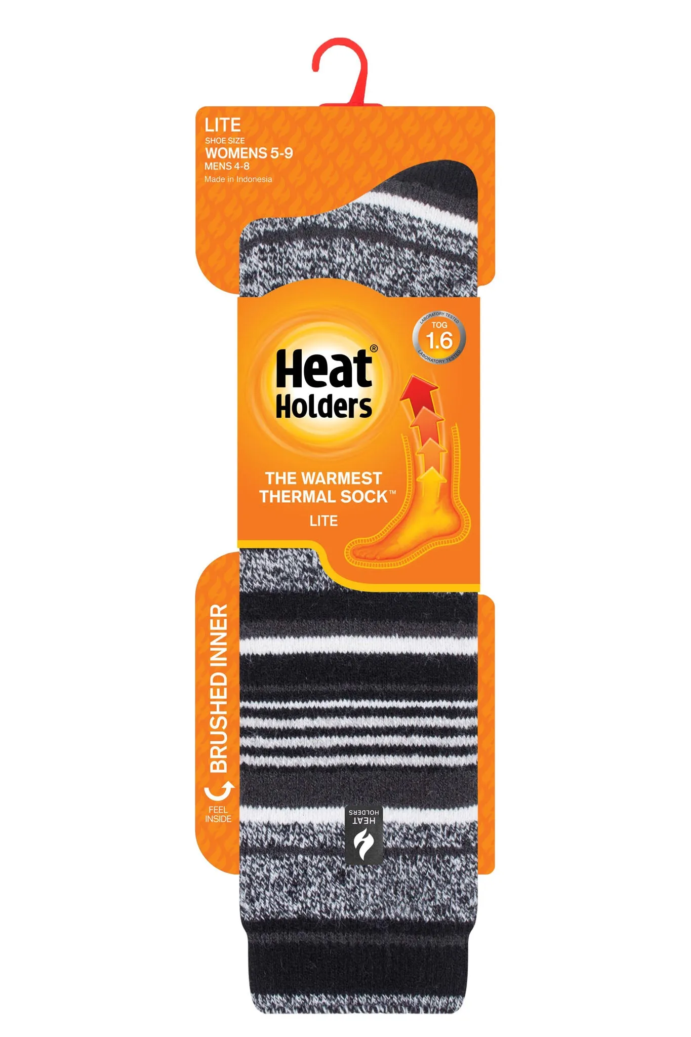 Women's Mahonia LITE™ Jacquard Stripe Long Socks sold by Heat Holders