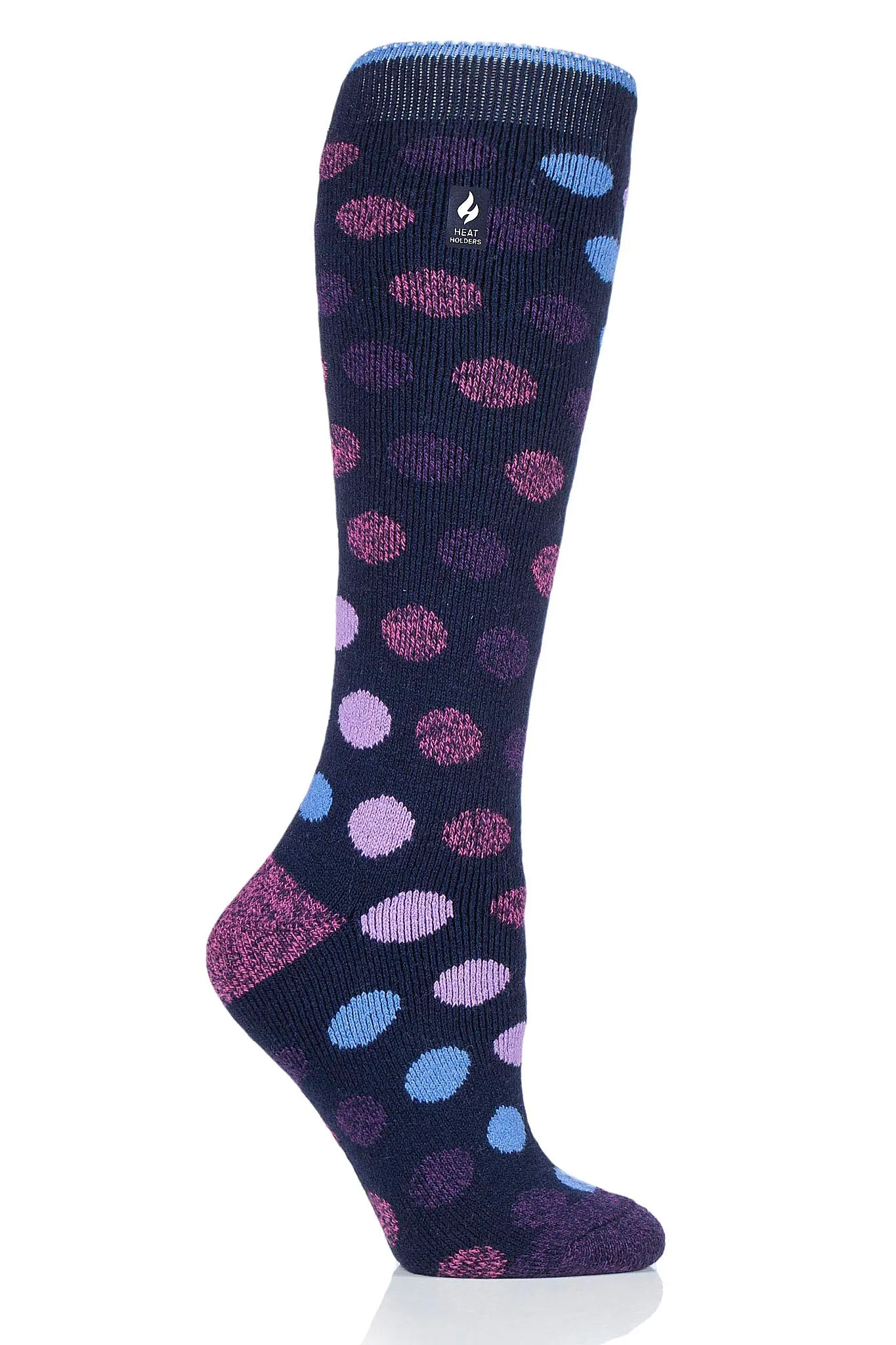 Women's Mahonia LITE™ Jacquard Spot Long Socks sold by Heat Holders product image thumbnail 2