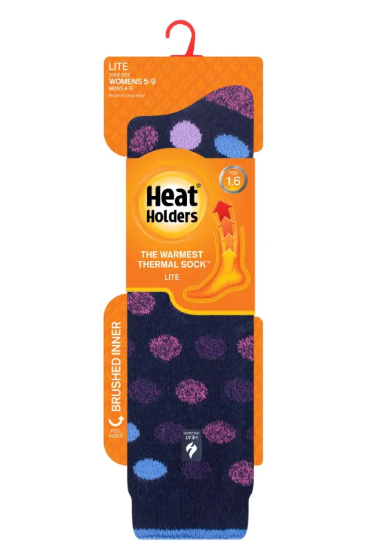 Women's Mahonia LITE™ Jacquard Spot Long Socks sold by Heat Holders