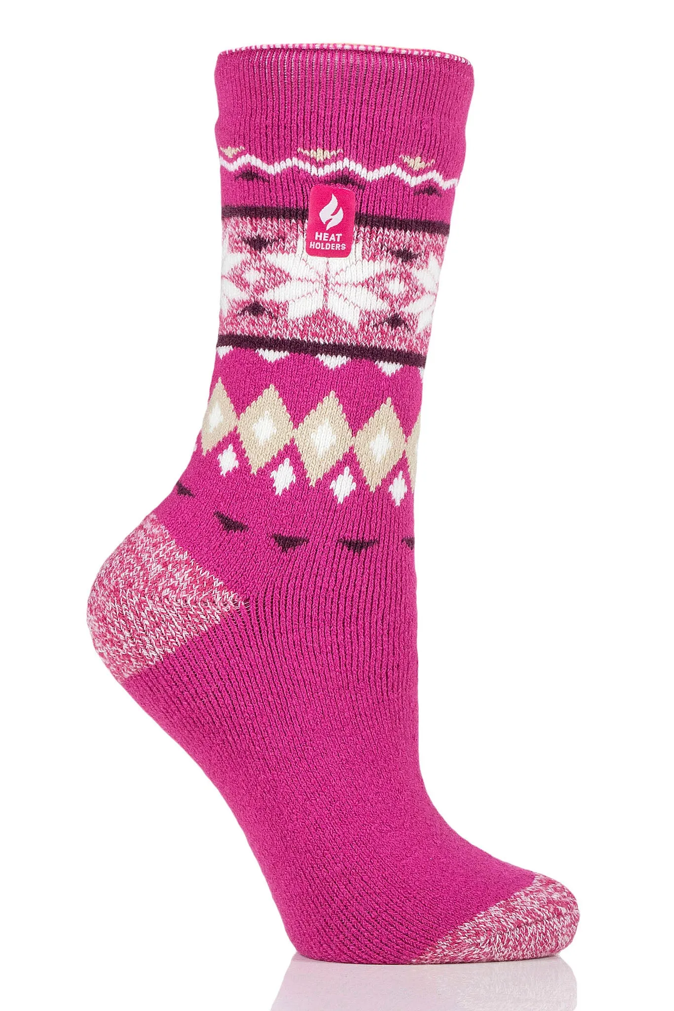 Women's Melissa LITE™ Fairisle Crew Socks sold by Heat Holders product image thumbnail 2