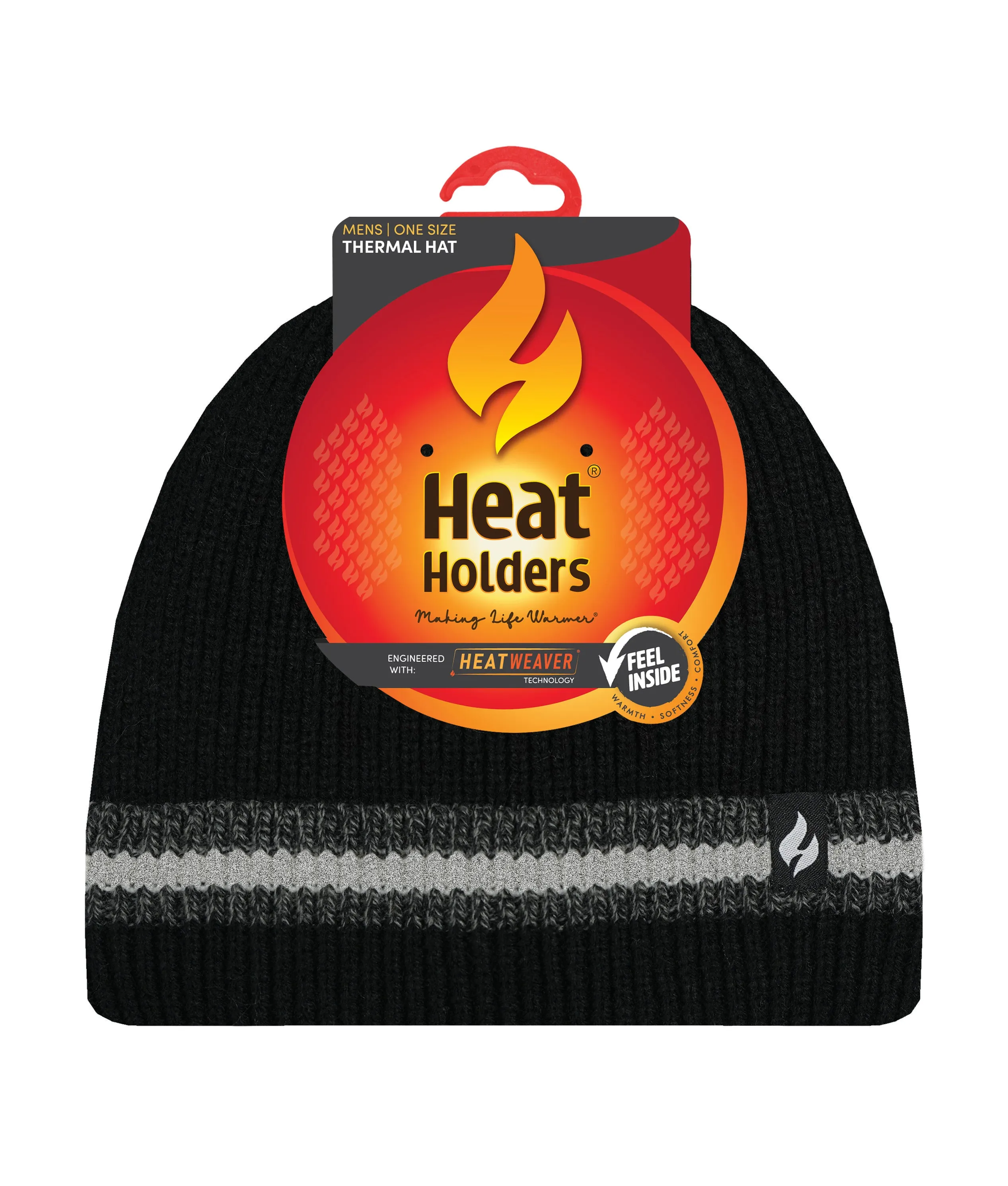 Men's Simon Rib Knit Roll Up Hat sold by Heat Holders