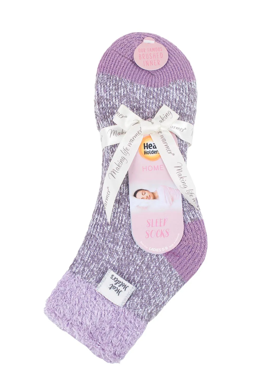 Women's Feather Top Sleep Socks sold by Heat Holders