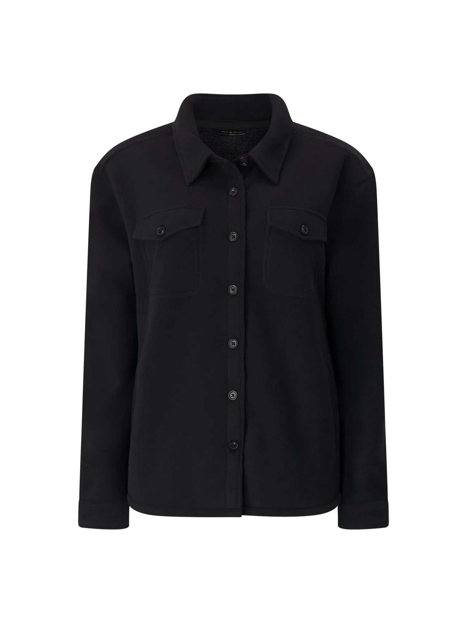 Women's Jacqueline Long Sleeve Solid Shirt Jacket sold by Heat Holders