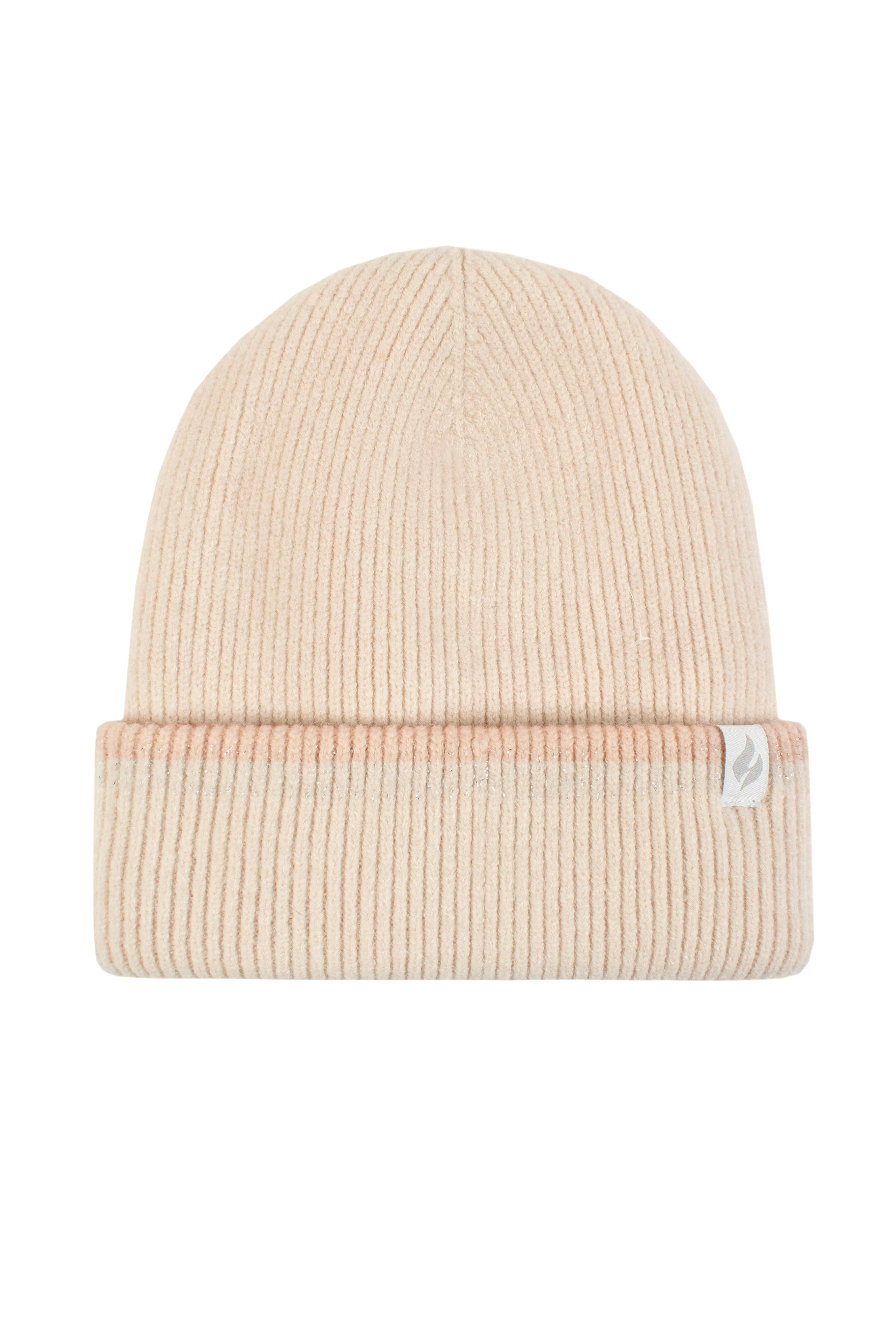 Women's Teton Roll up hat with Lurex stripe sold by Heat Holders product image thumbnail 2