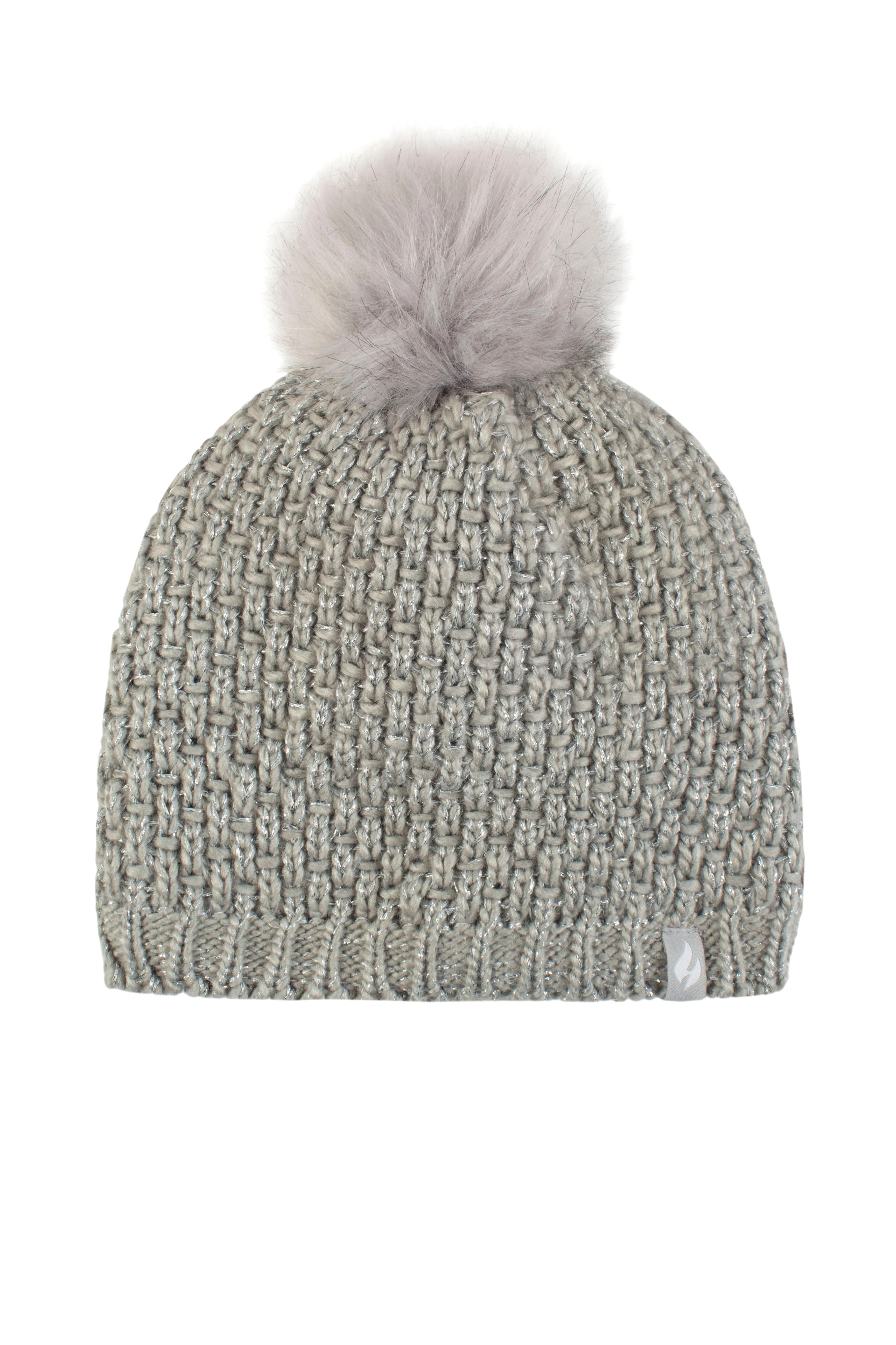 Women's Corsica Basket Weave Hat With Pom Pom sold by Heat Holders product image thumbnail 2