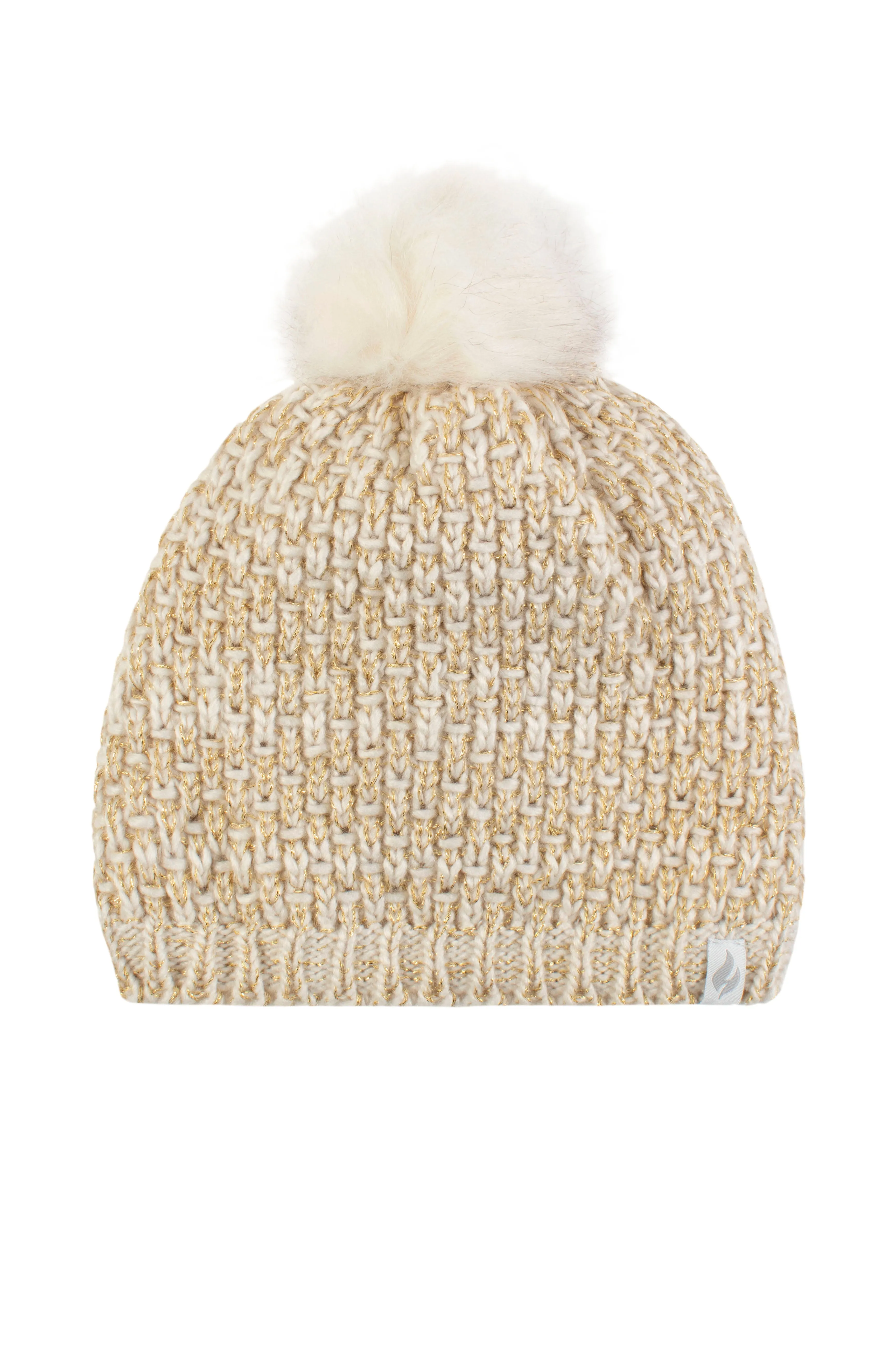 Women's Corsica Basket Weave Hat With Pom Pom sold by Heat Holders product image thumbnail 3