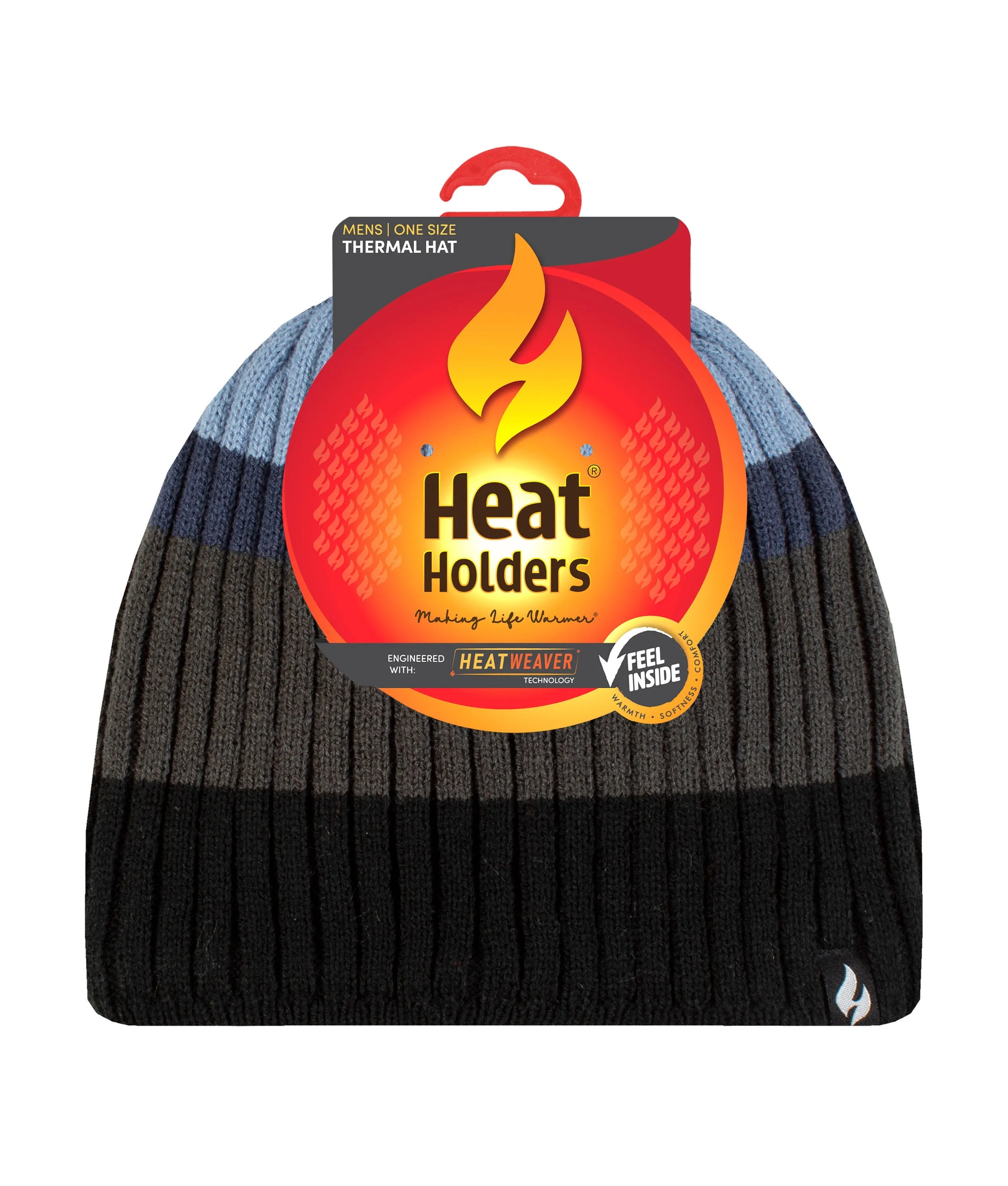 Men's Grayson Rib Stripe Hat sold by Heat Holders