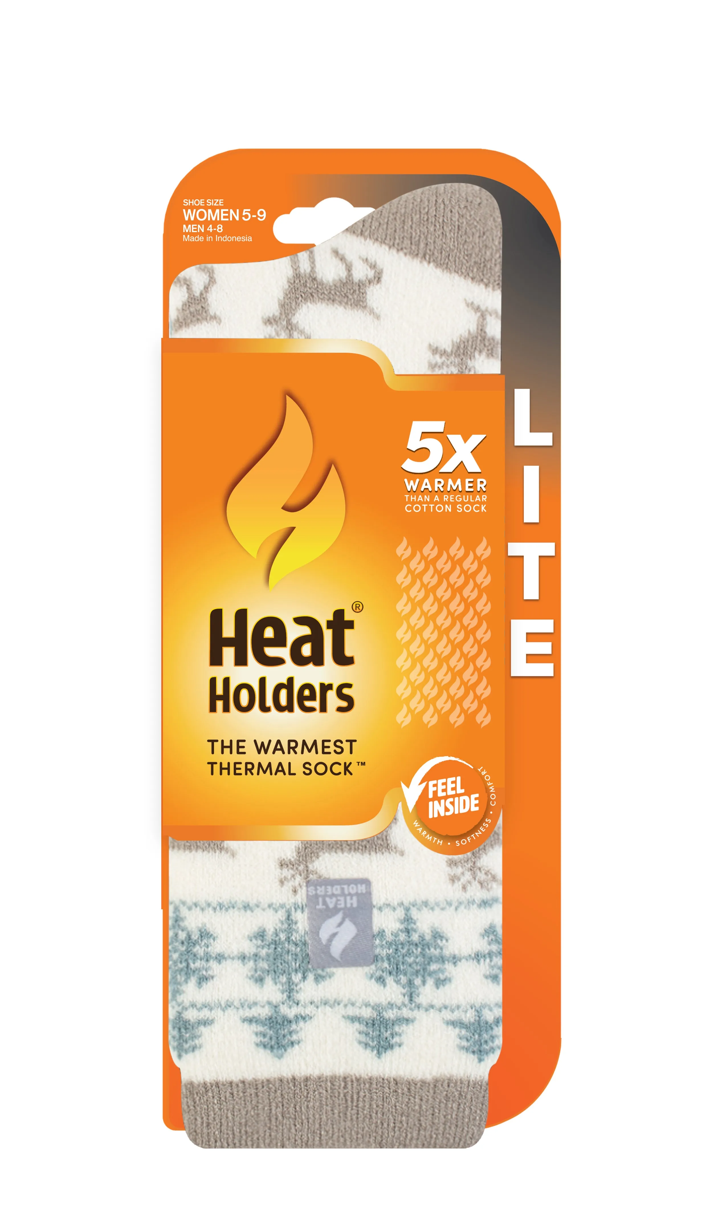 Women's Jade Holiday LITE® Deer Crew Socks sold by Heat Holders product image thumbnail 2