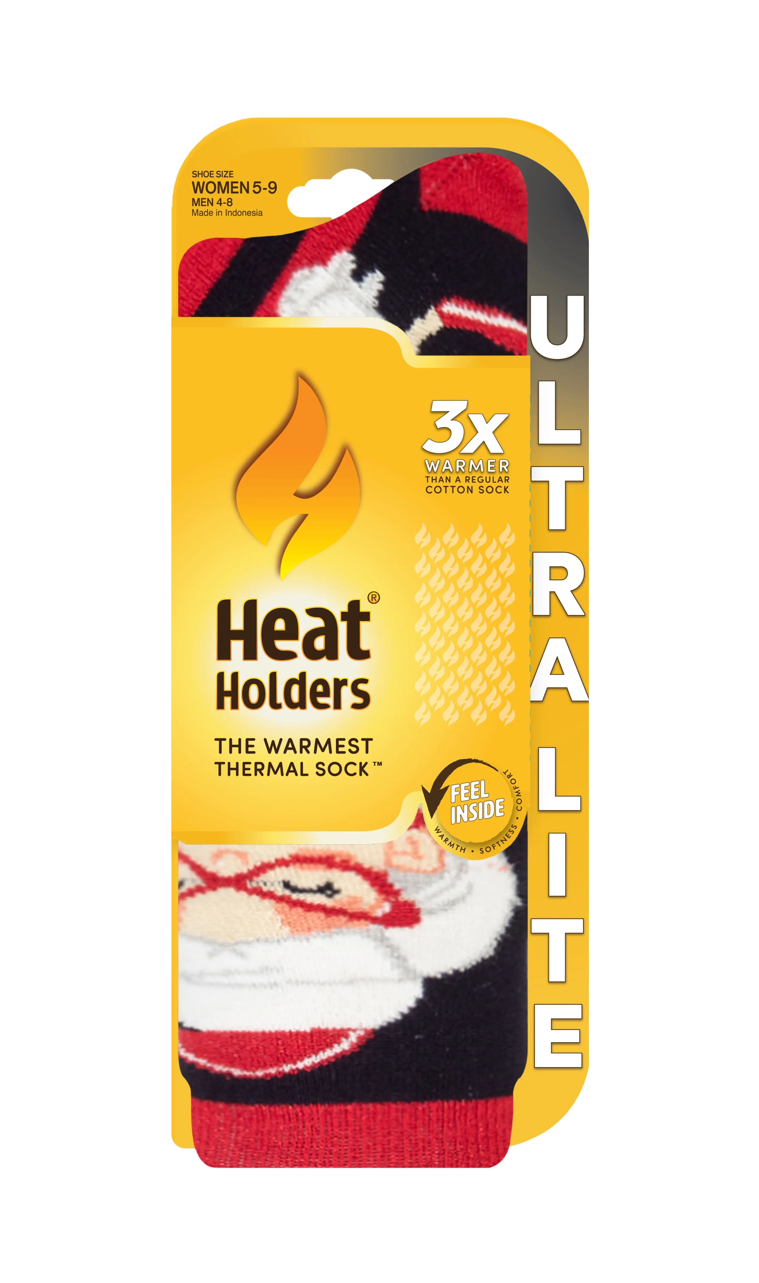 Women's Ellen Mrs. Santa ULTRA LITE® Crew Socks sold by Heat Holders product image thumbnail 2