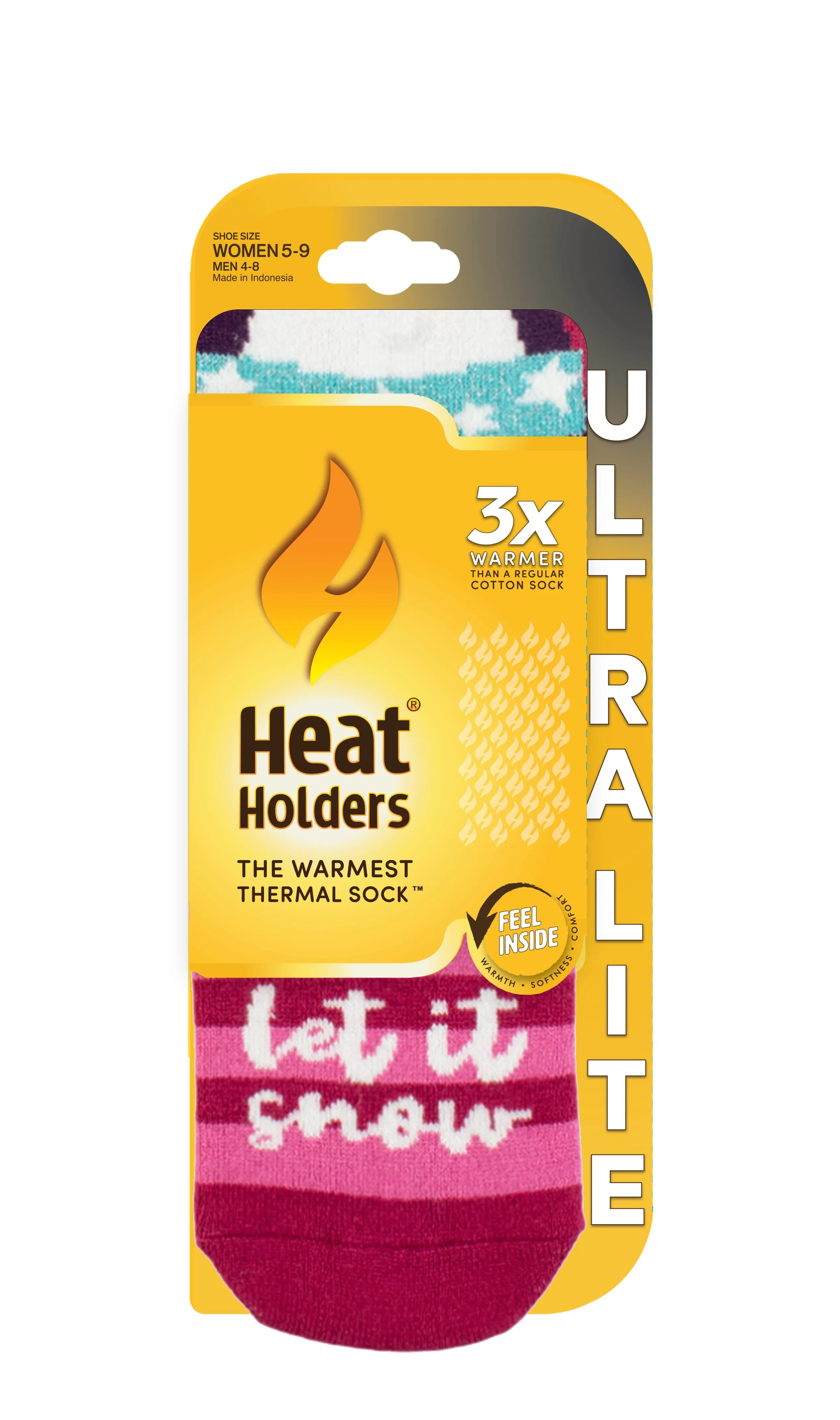 Women's Ellen Xmas ULTRA LITE® Penguin Crew Socks sold by Heat Holders product image thumbnail 2