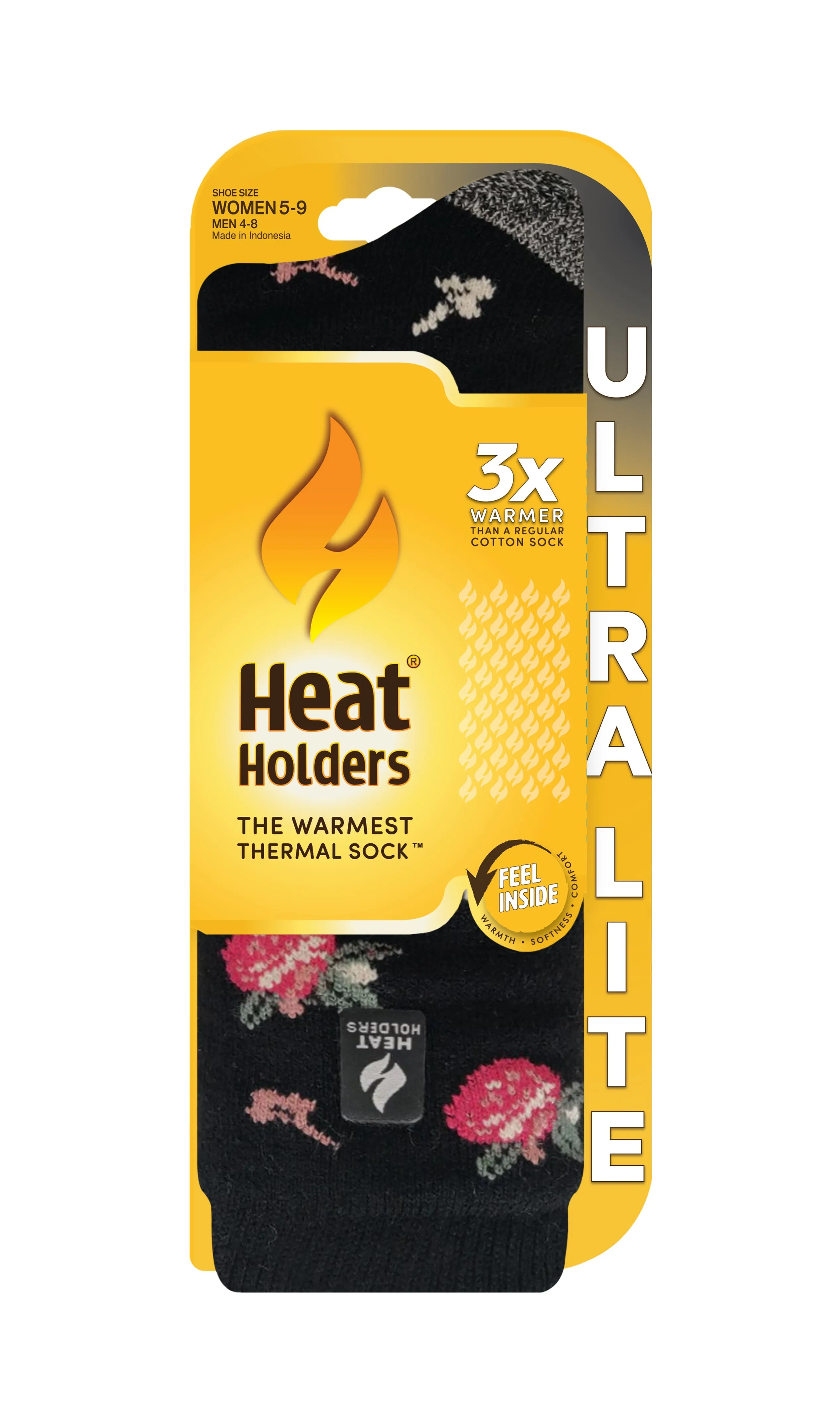 Women's Eliza ULTRA LITE® Crew Socks sold by Heat Holders product image thumbnail 2