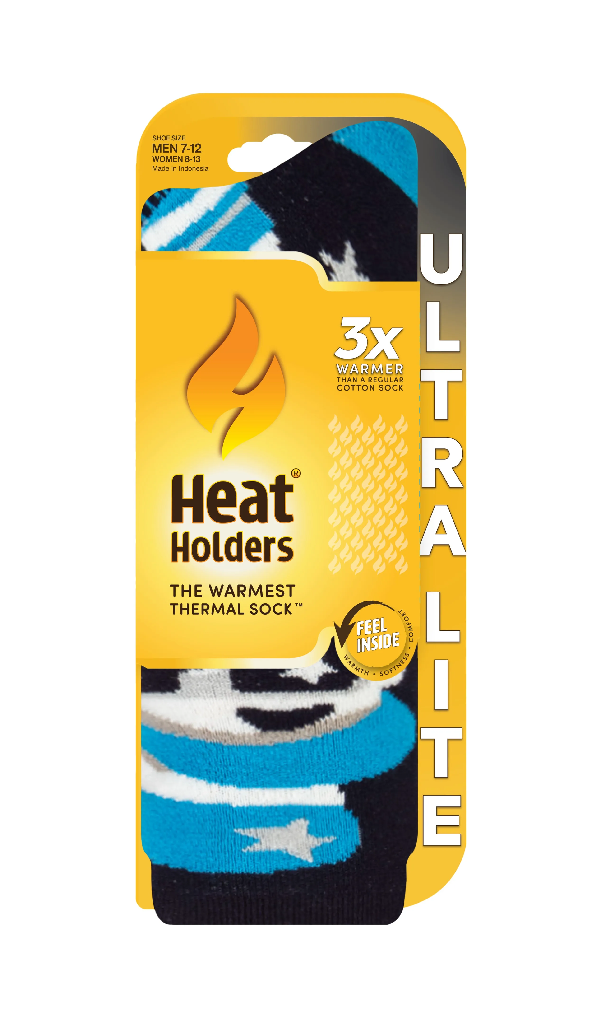 Men's Eddie Superstar ULTRA LITE® Snowman Crew Socks sold by Heat Holders