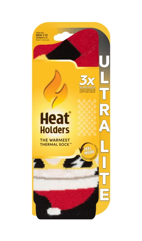 Men's Eddie Cool ULTRA LITE® Santa Crew Socks sold by Heat Holders