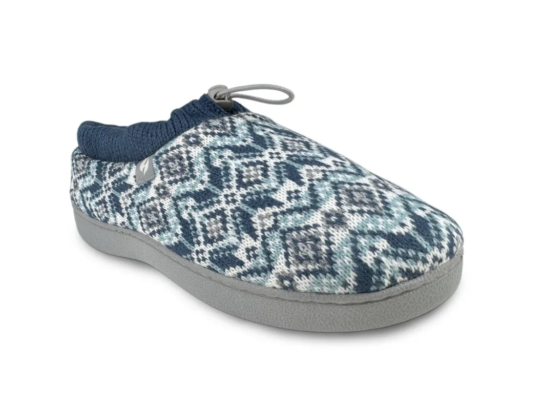 Women's Emma Fairisle Knit Drawstring Slippers sold by Heat Holders