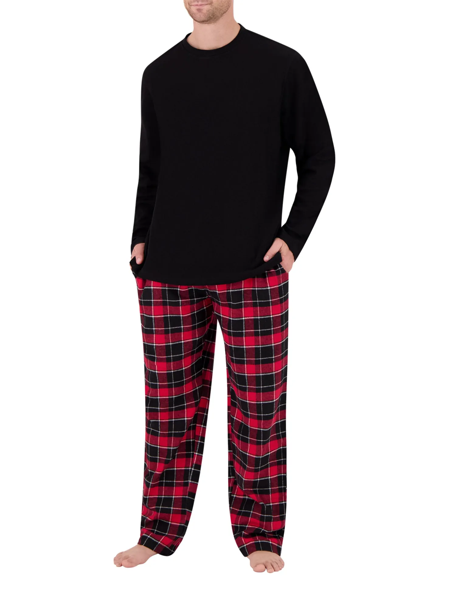 Men's Flemming Waffle Top/Flannel Pants Pajama Set sold by Heat Holders product image thumbnail 3