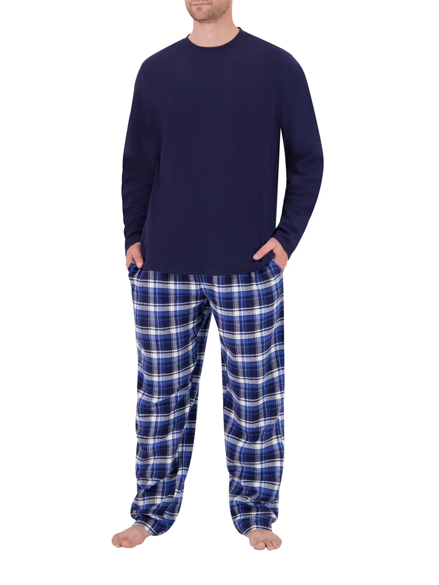Men's Flemming Waffle Top/Flannel Pants Pajama Set sold by Heat Holders product image thumbnail 5