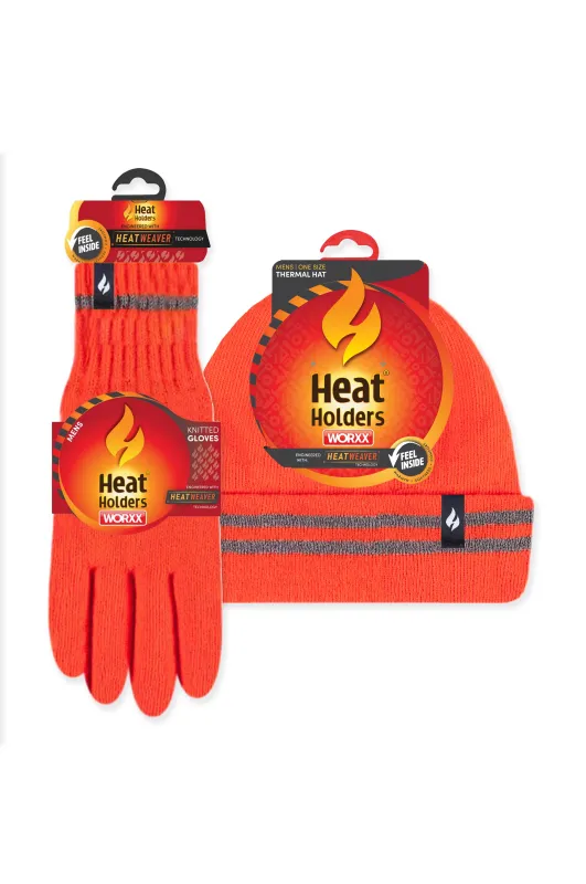 Men's Works Bundle in Bright Orange sold by Heat Holders