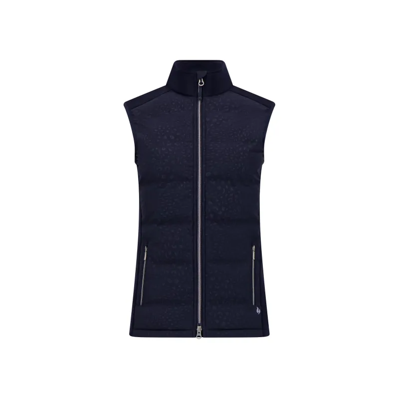 Women's Halston Embossed Hybrid Vest sold by Heat Holders