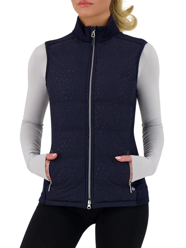 Women's Halston Embossed Hybrid Vest sold by Heat Holders product image thumbnail 2